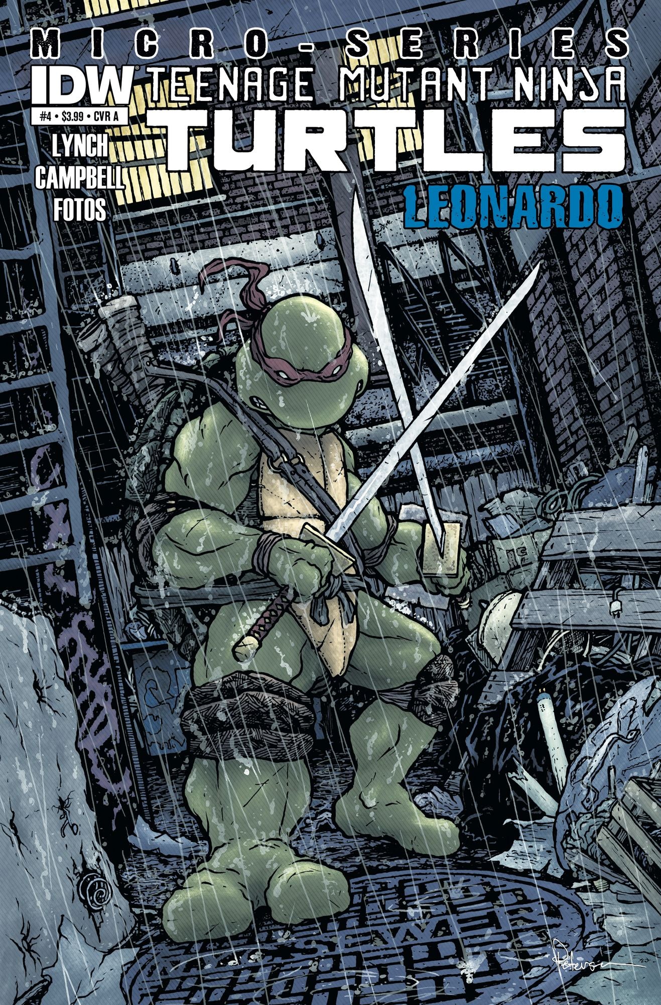 Teenage Mutant Ninja Turtles Microseries #4: Leonardo