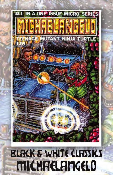 Teenage Mutant Ninja Turtles: Black & White Classics - Michelangelo
