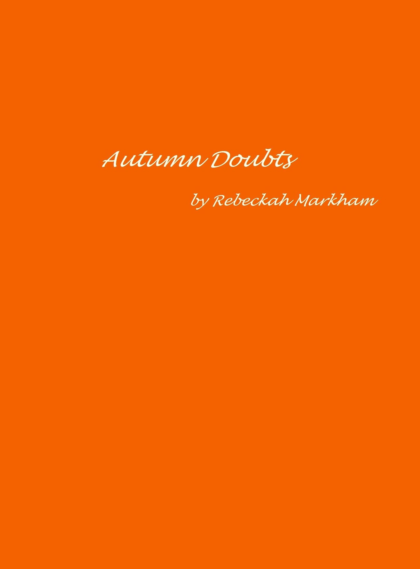 Autumn Doubts