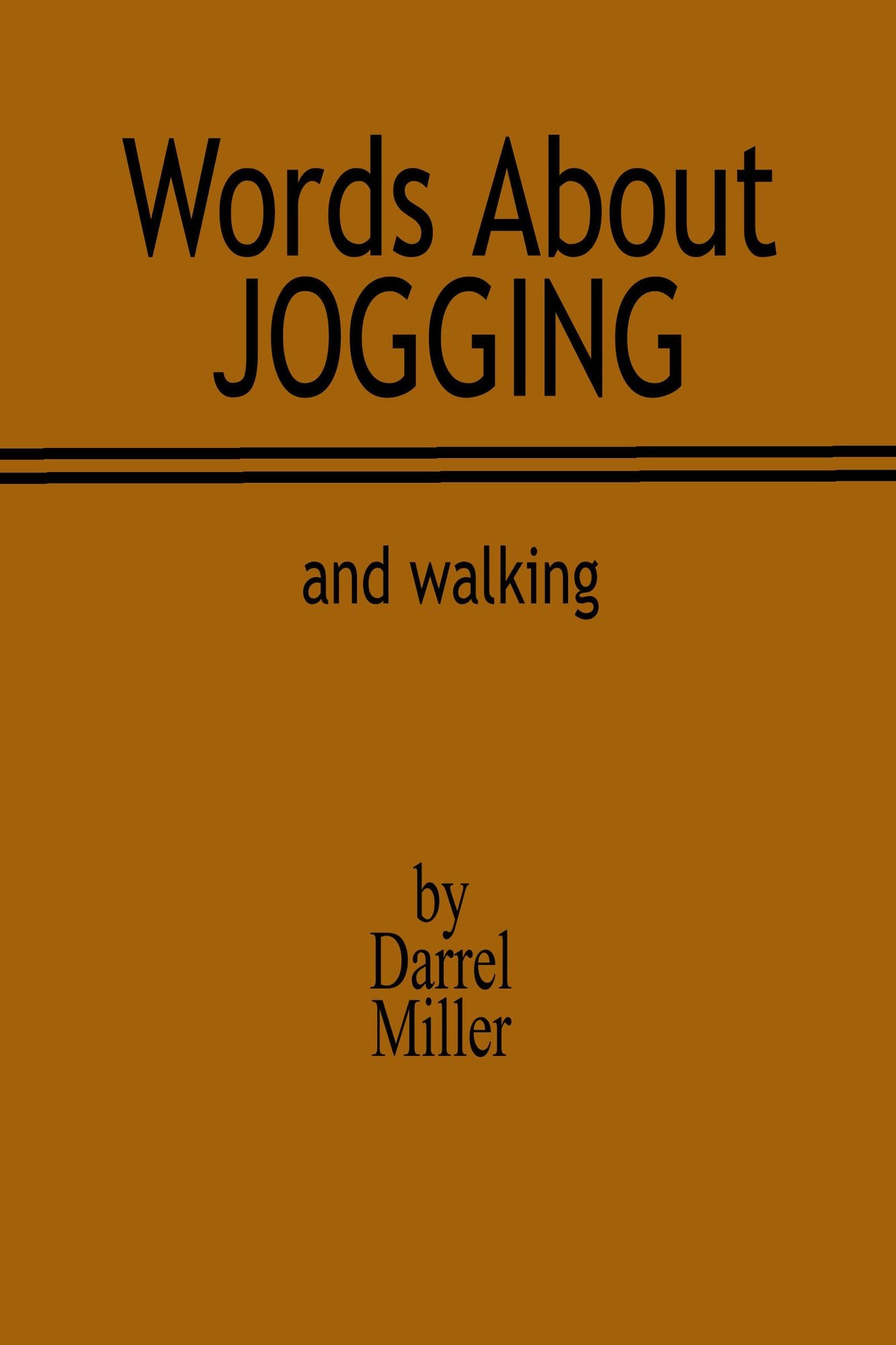 Words about Jogging