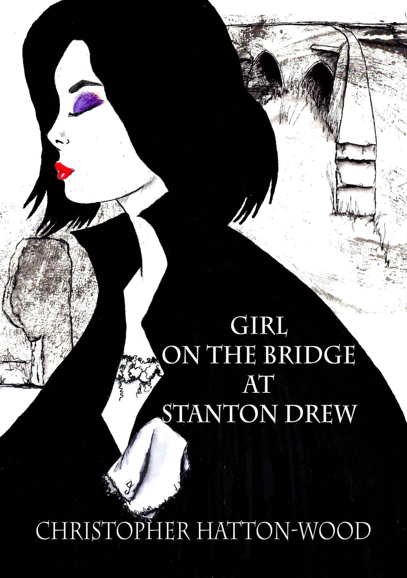 Girl on the bridge at Stanton Drew