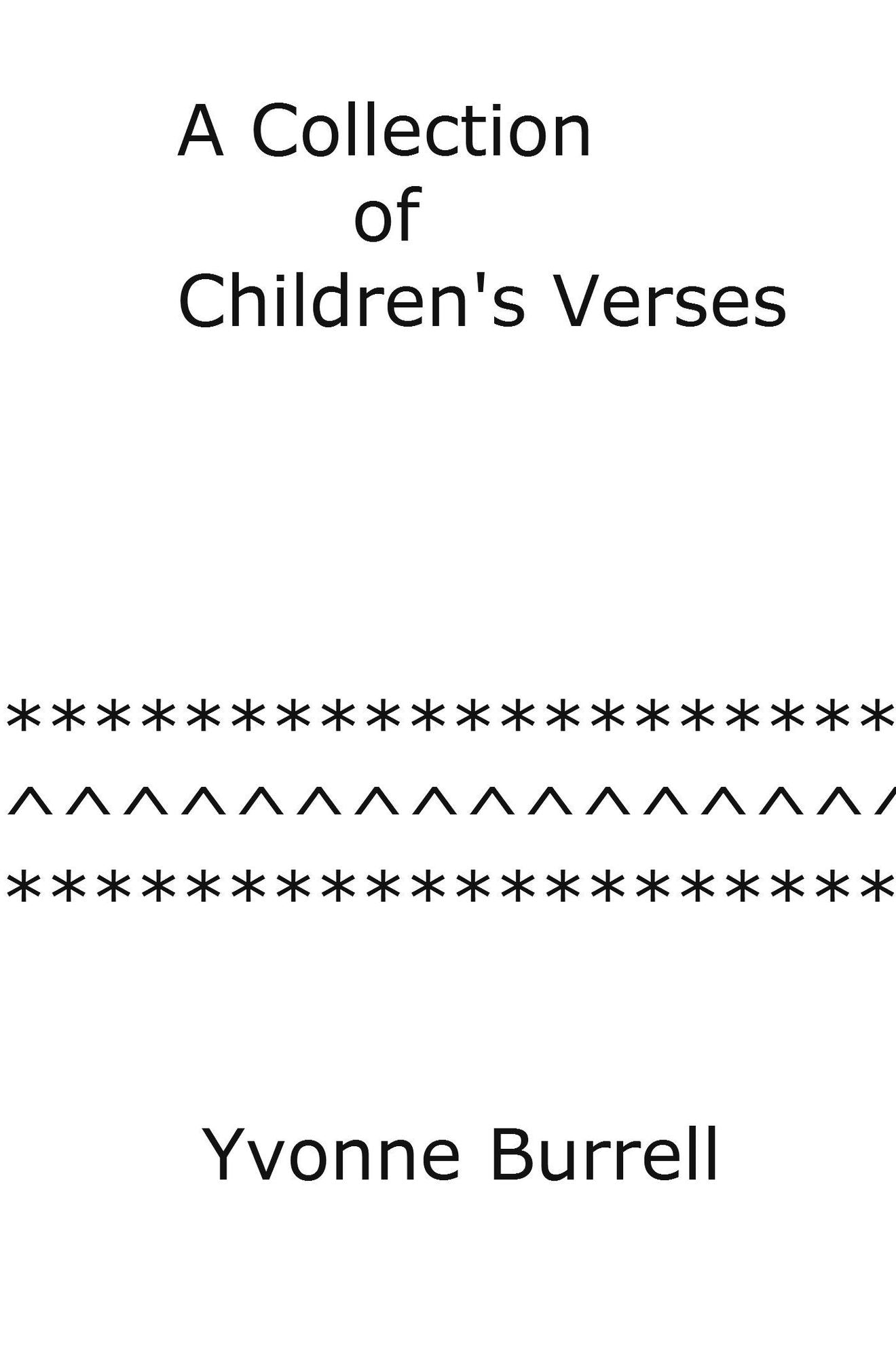 A Collection of Children's Verses