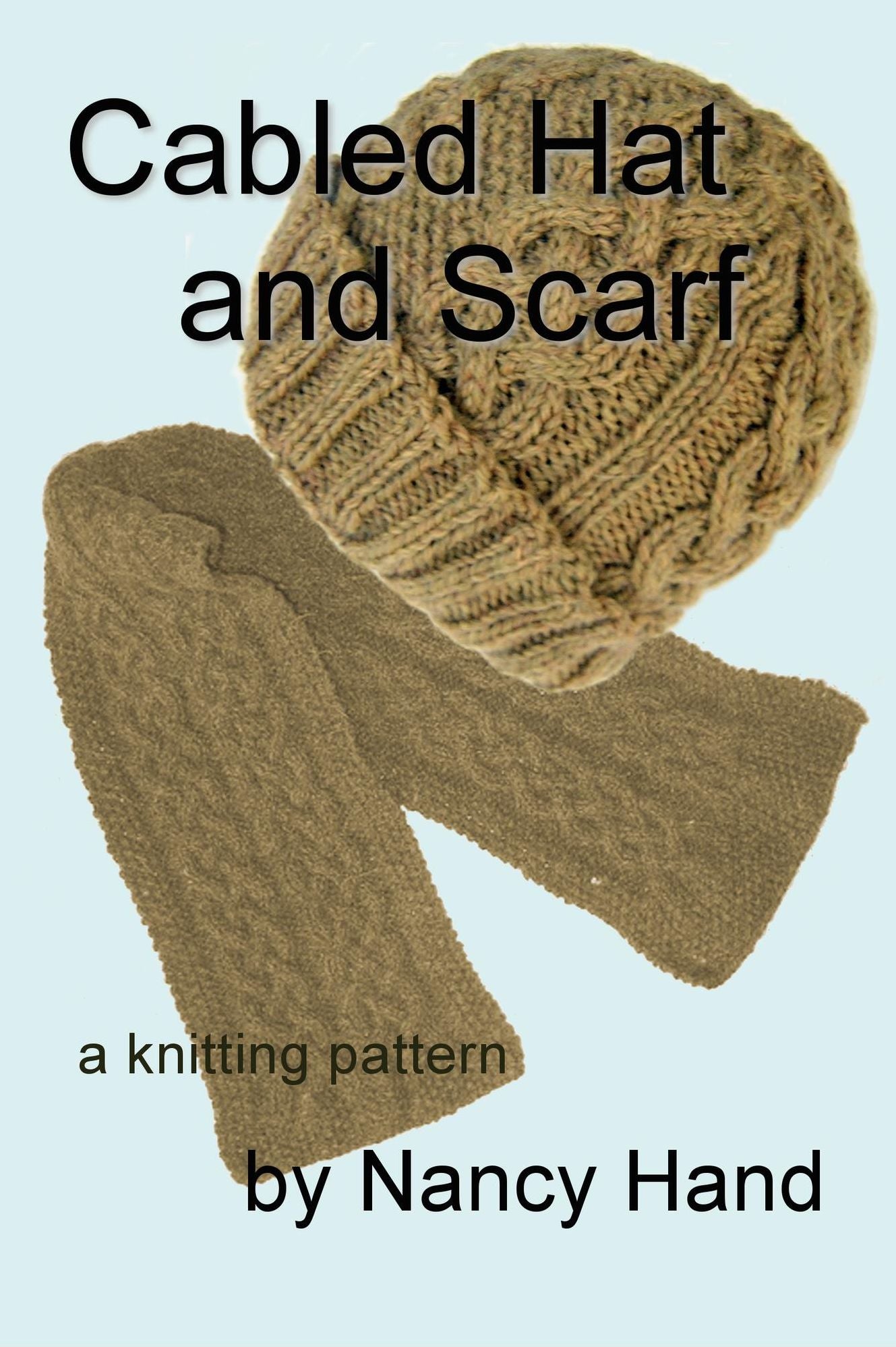Cabled Hat and Scarf