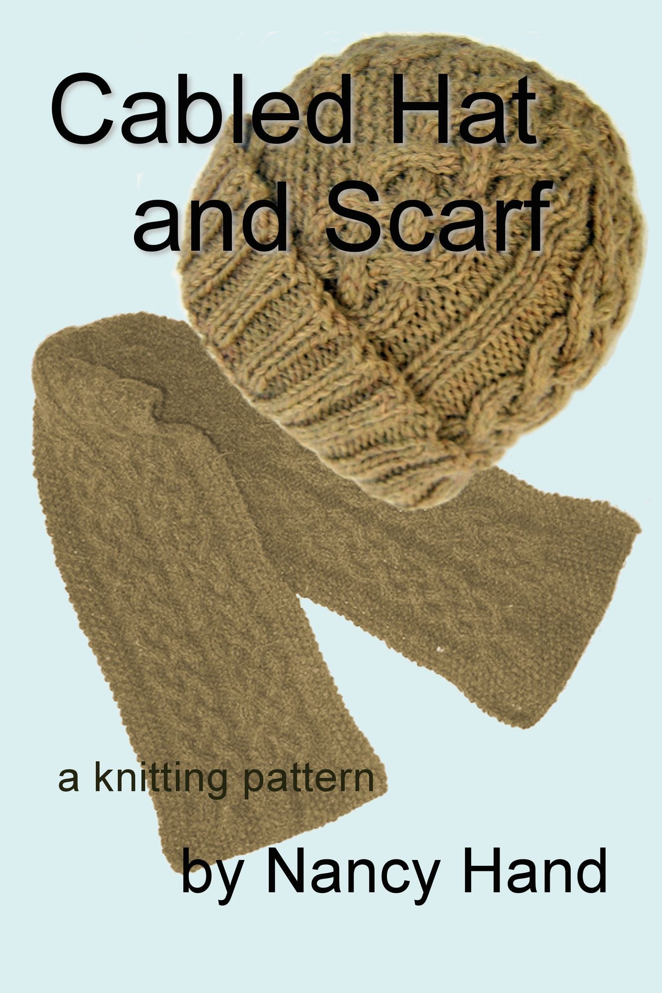 Cabled Hat and Scarf