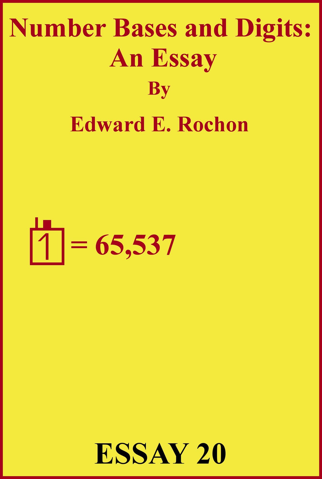 Number Bases & Digits: An Essay