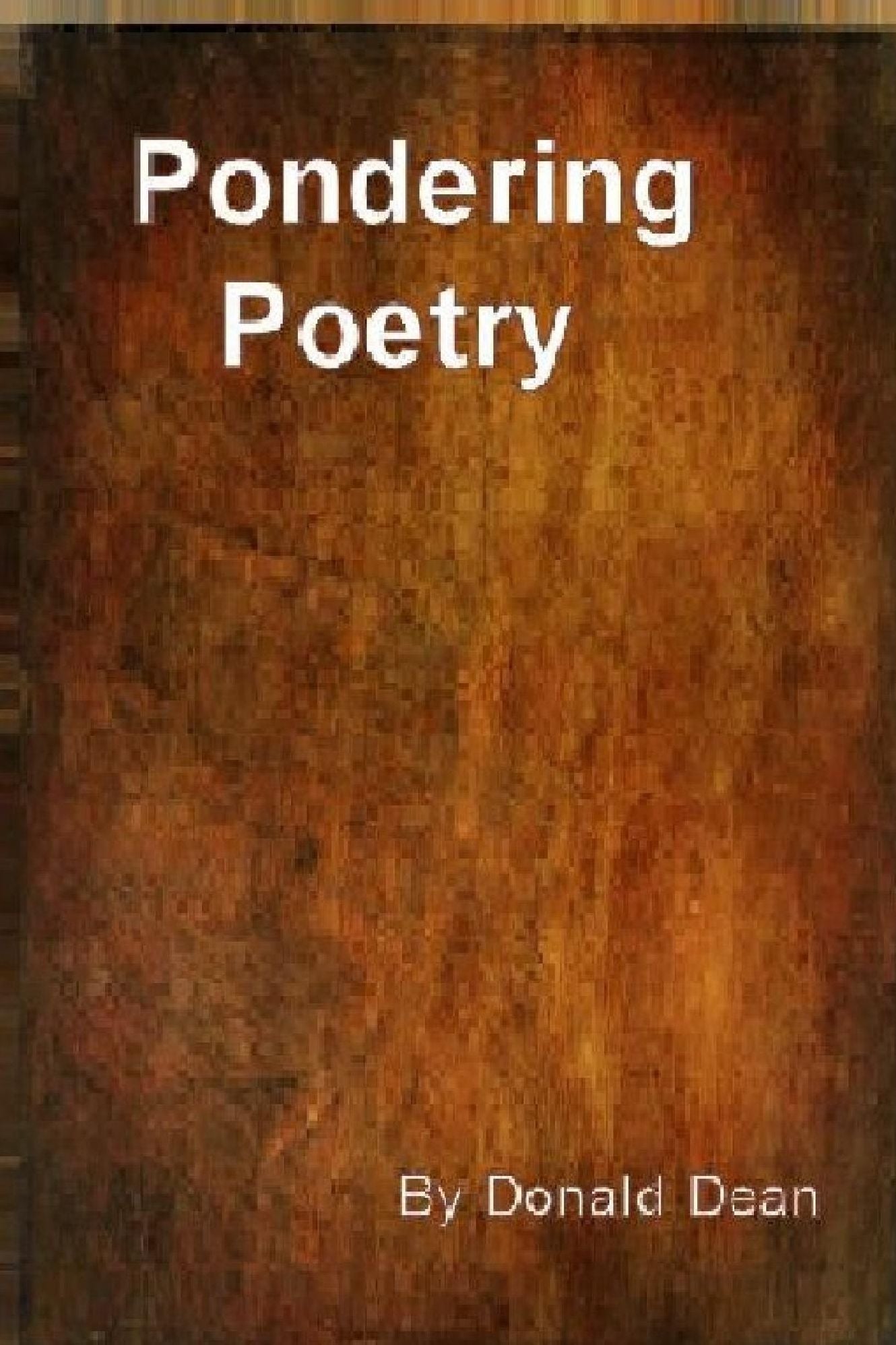 Pondering Poetry