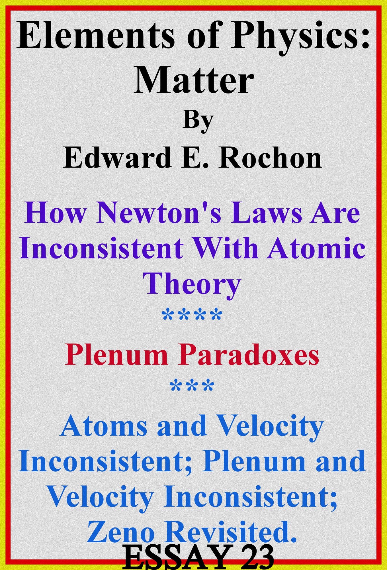 Elements of Physics: Matter