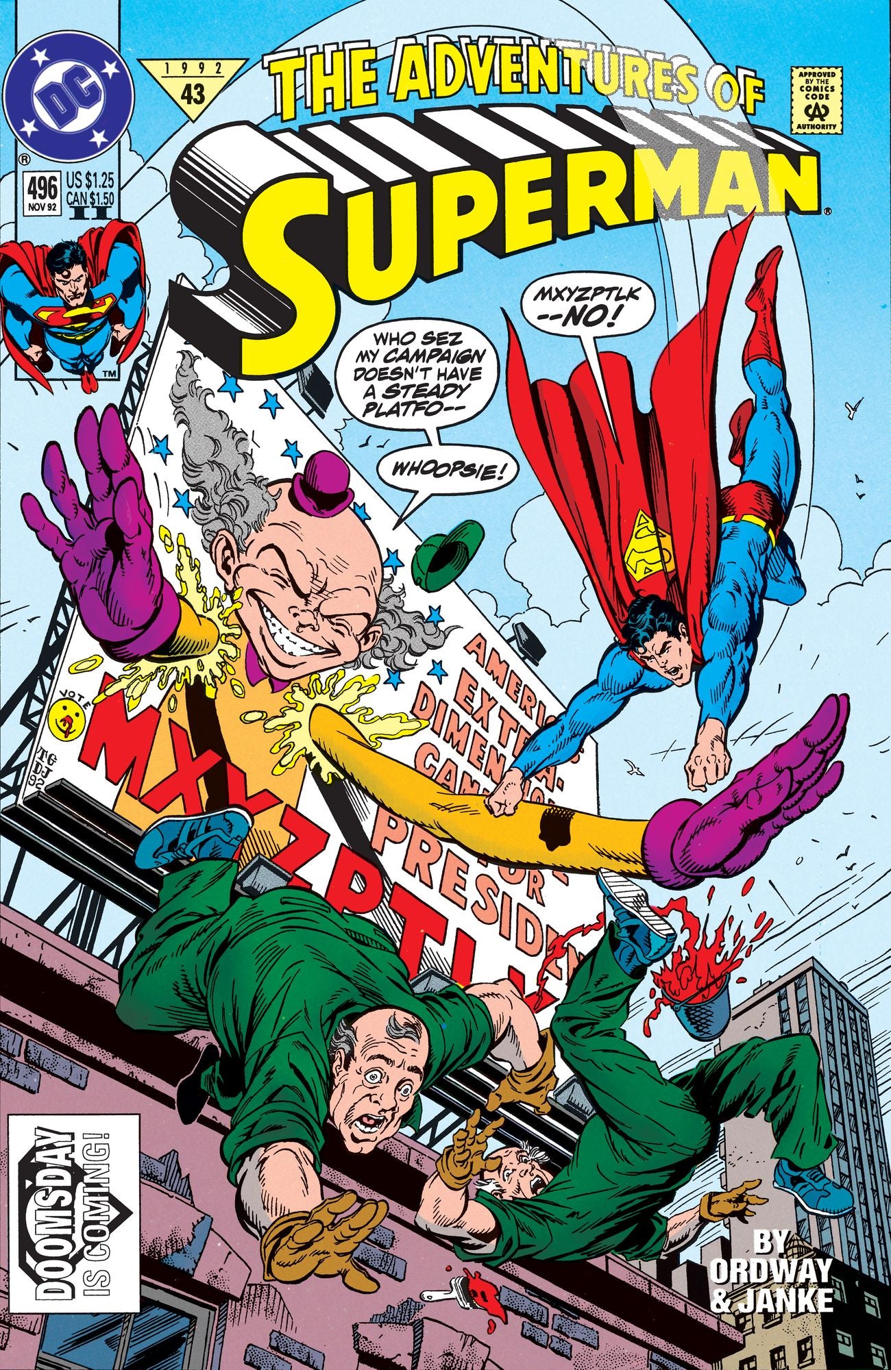 Adventures of Superman (1986-2006) #496 (NOOK Comic with Zoom View)