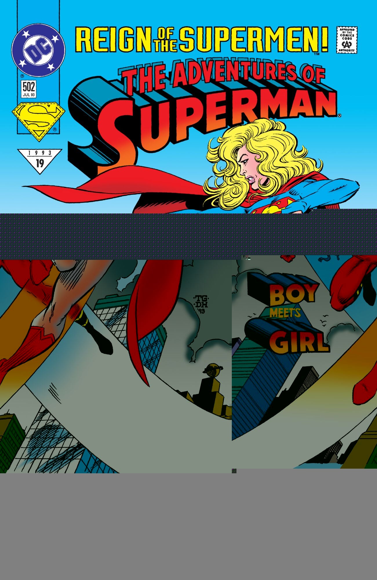 Adventures of Superman (1986-2006) #502 (NOOK Comic with Zoom View)