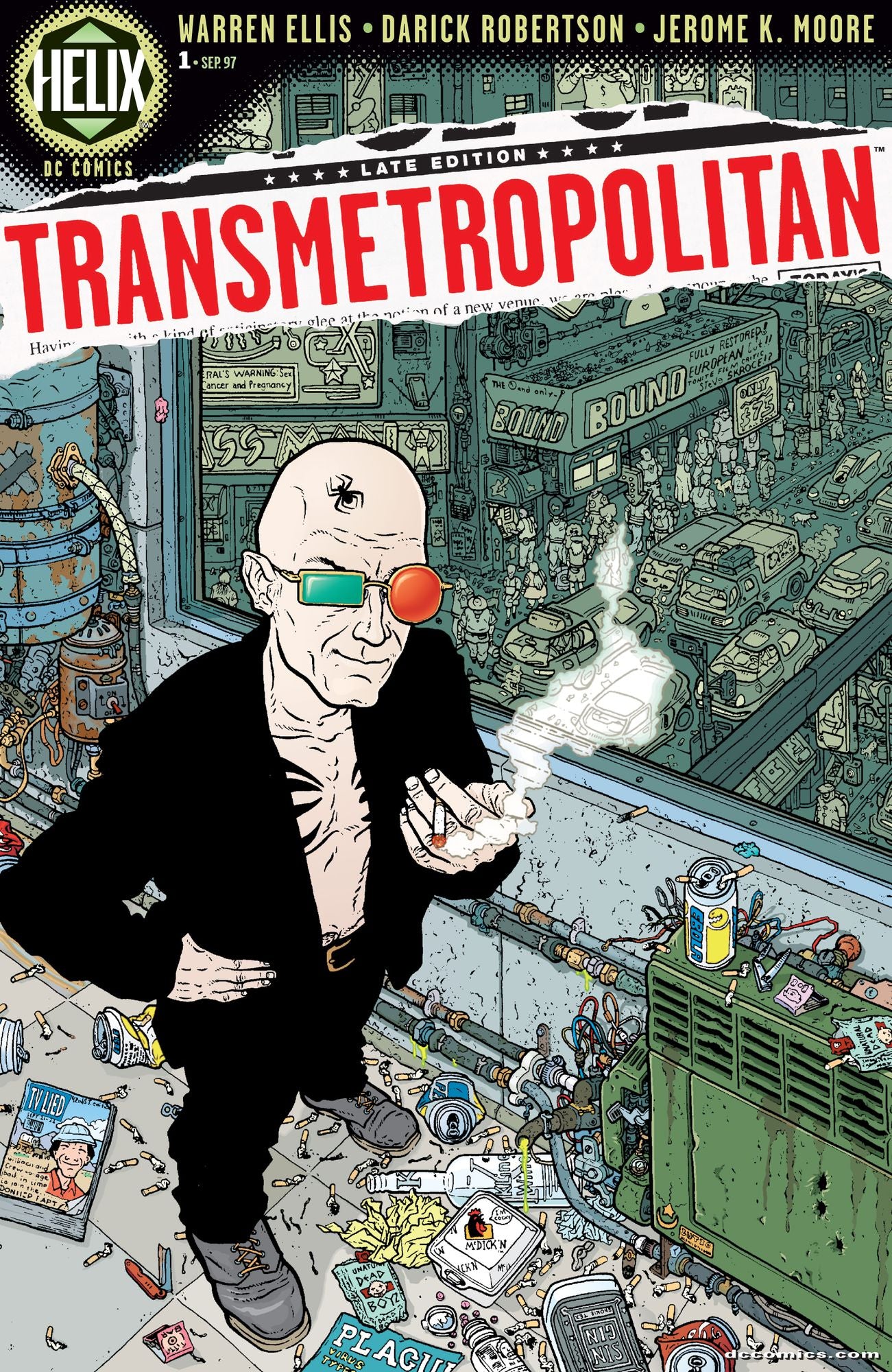 Transmetropolitan #1 (NOOK Comic with Zoom View)