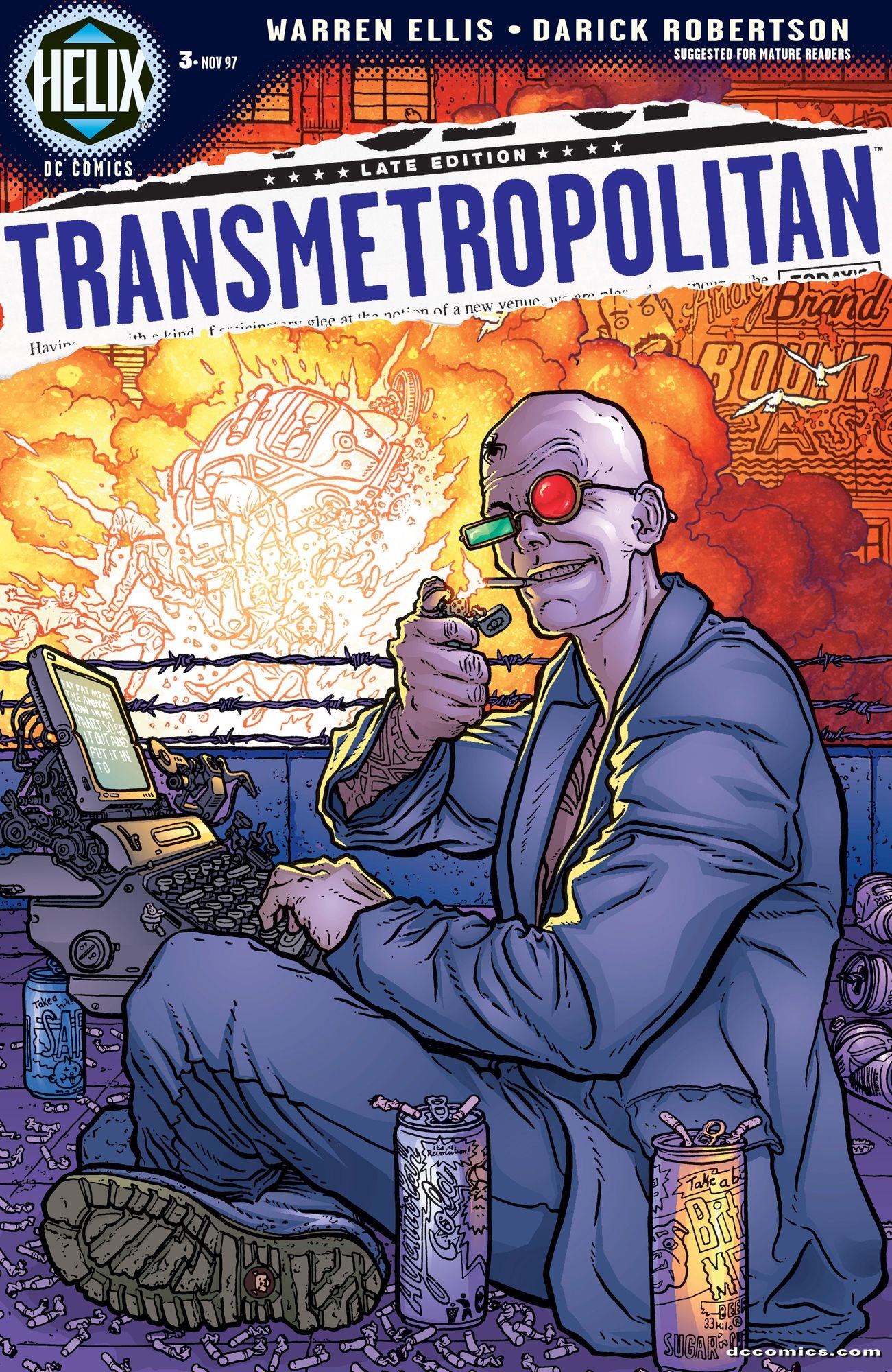 Transmetropolitan #3 (NOOK Comic with Zoom View)