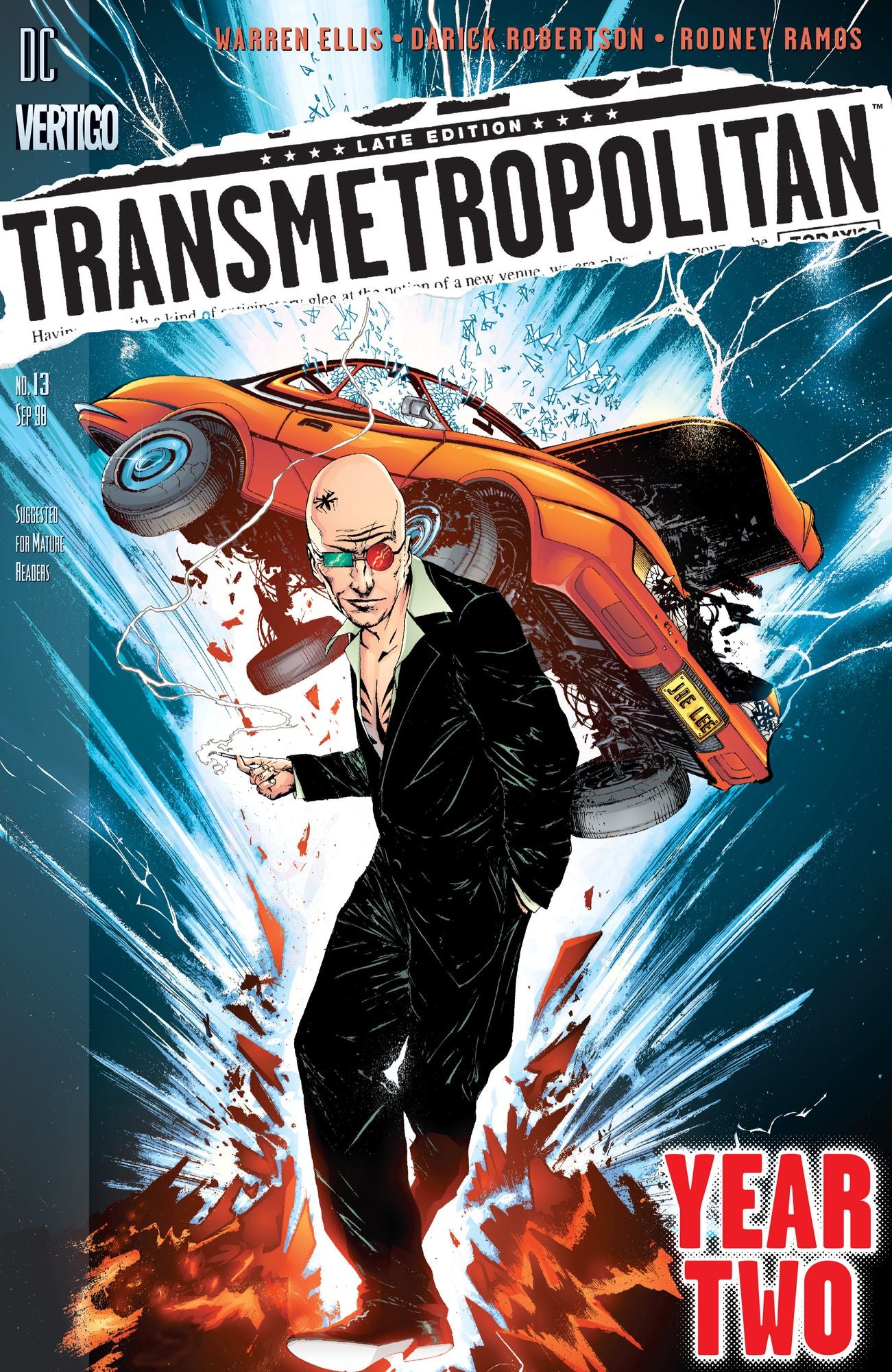Transmetropolitan #13 (NOOK Comic with Zoom View)