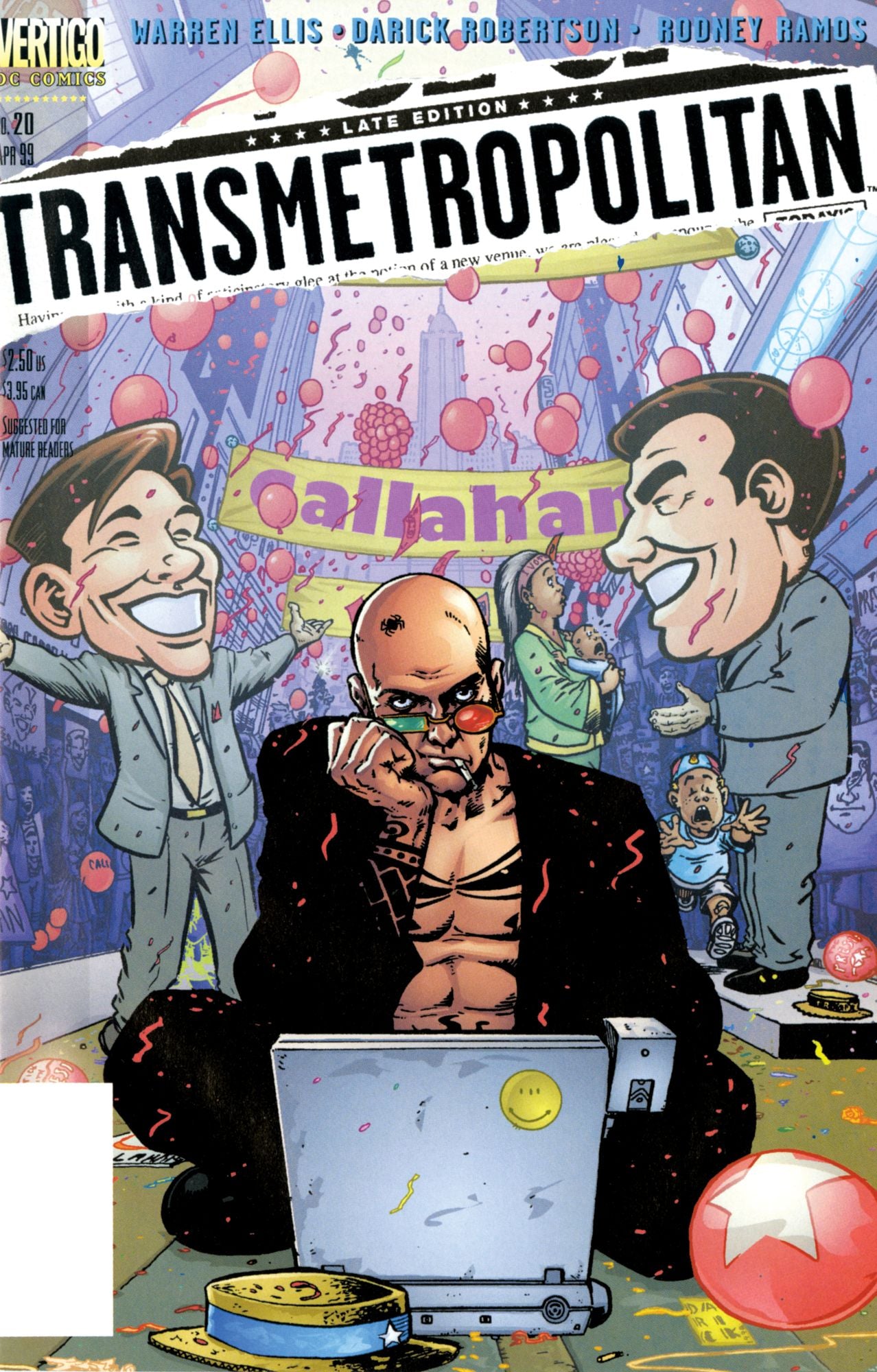 Transmetropolitan #20 (NOOK Comic with Zoom View)