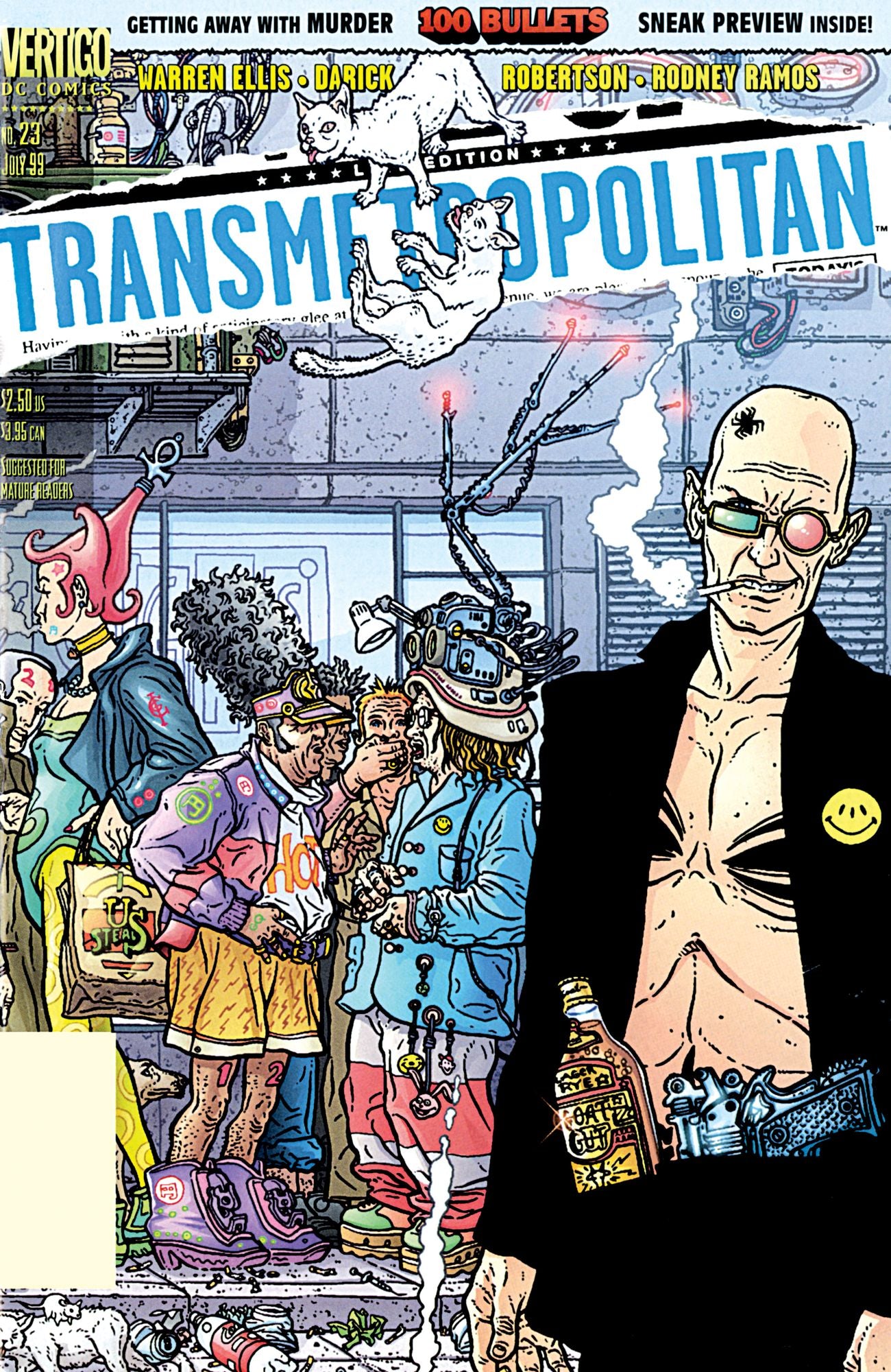 Transmetropolitan #23 (NOOK Comic with Zoom View)