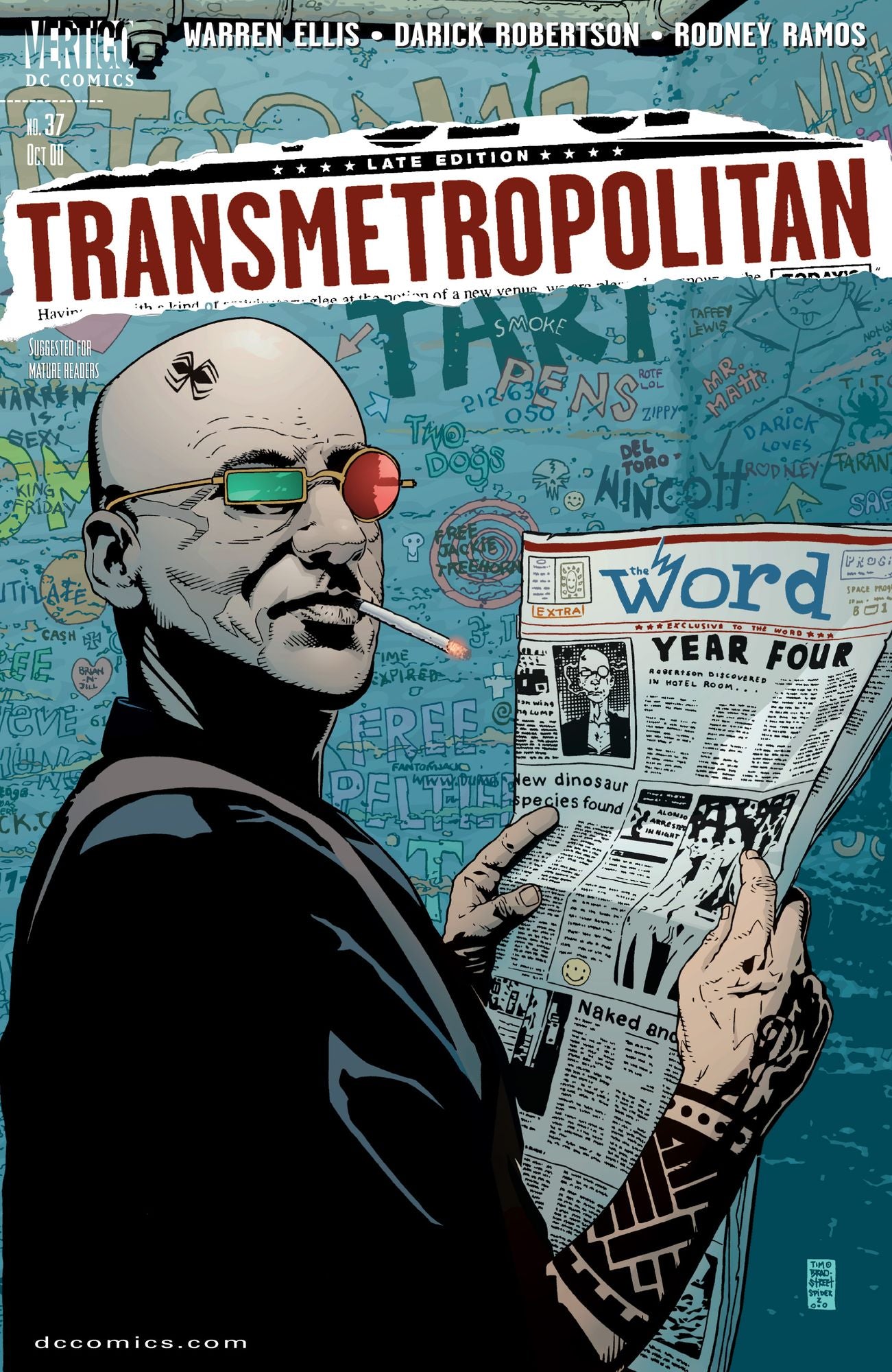 Transmetropolitan #37 (NOOK Comic with Zoom View)