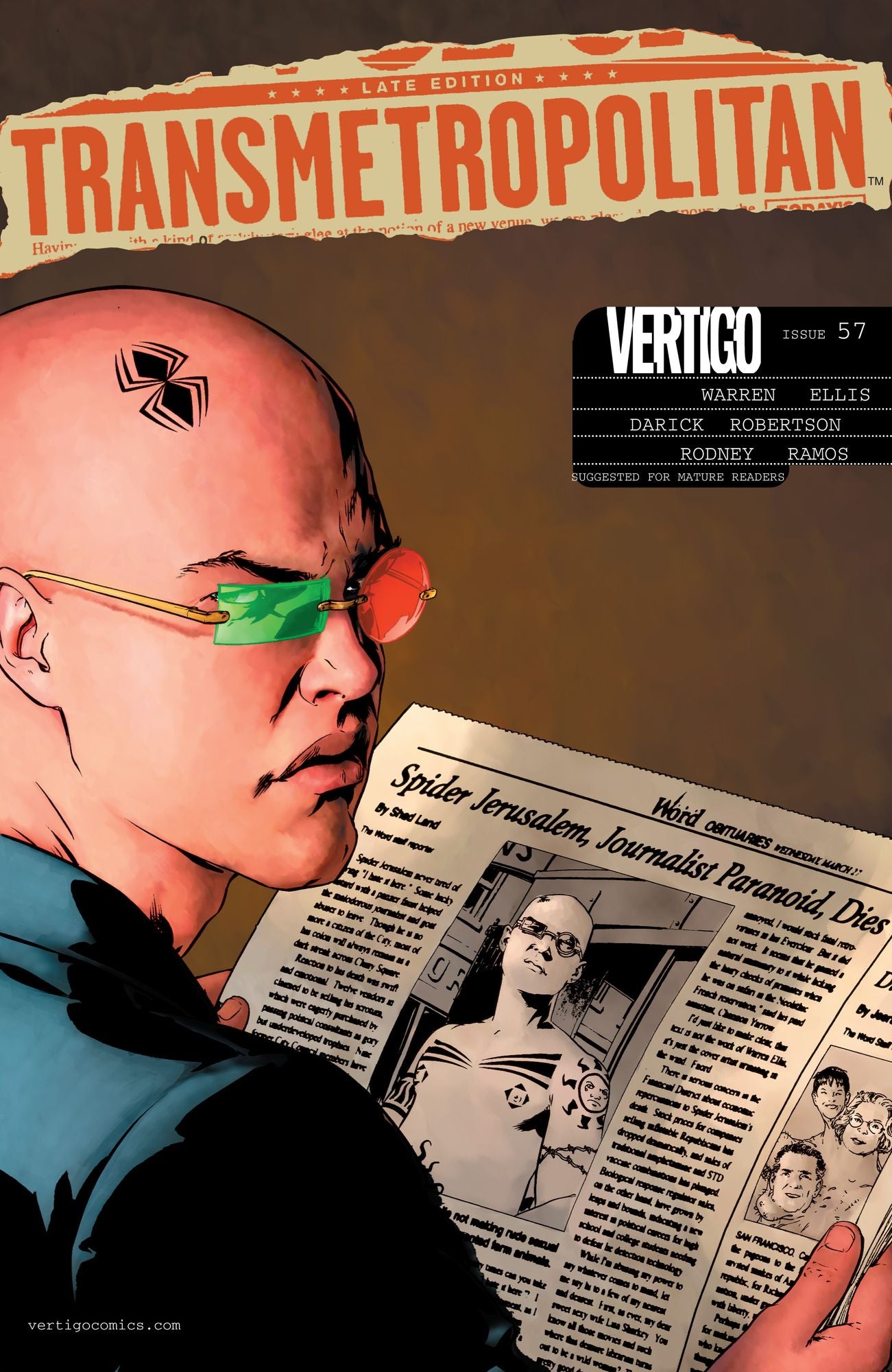 Transmetropolitan #57 (NOOK Comic with Zoom View)