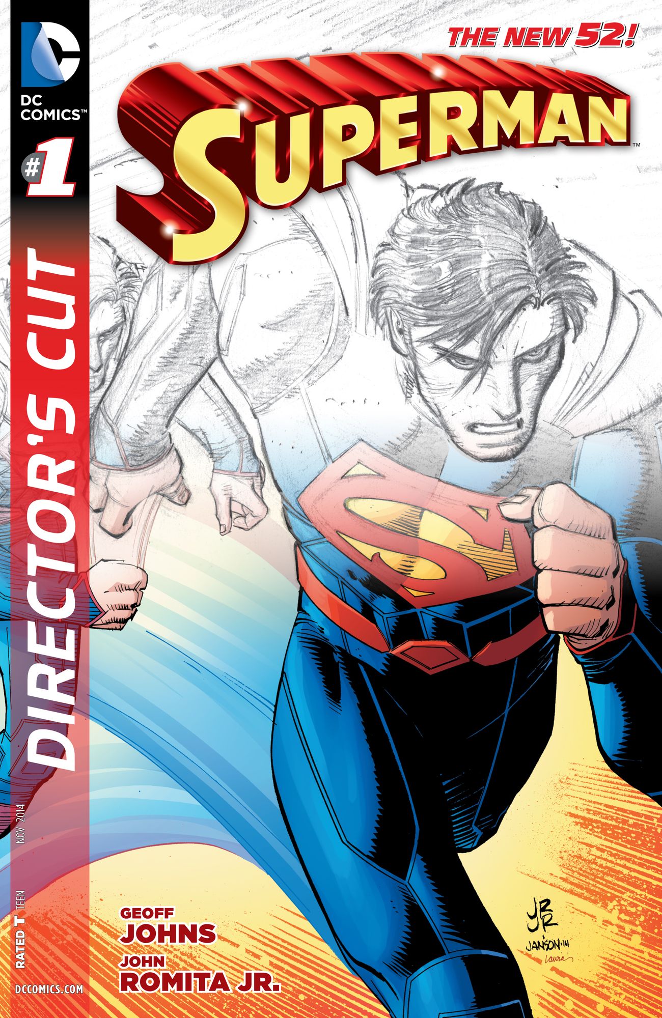 Superman by Geoff Johns and John Romita Jr. Director's Cut (2014-) #1 (NOOK Comic with Zoom View)