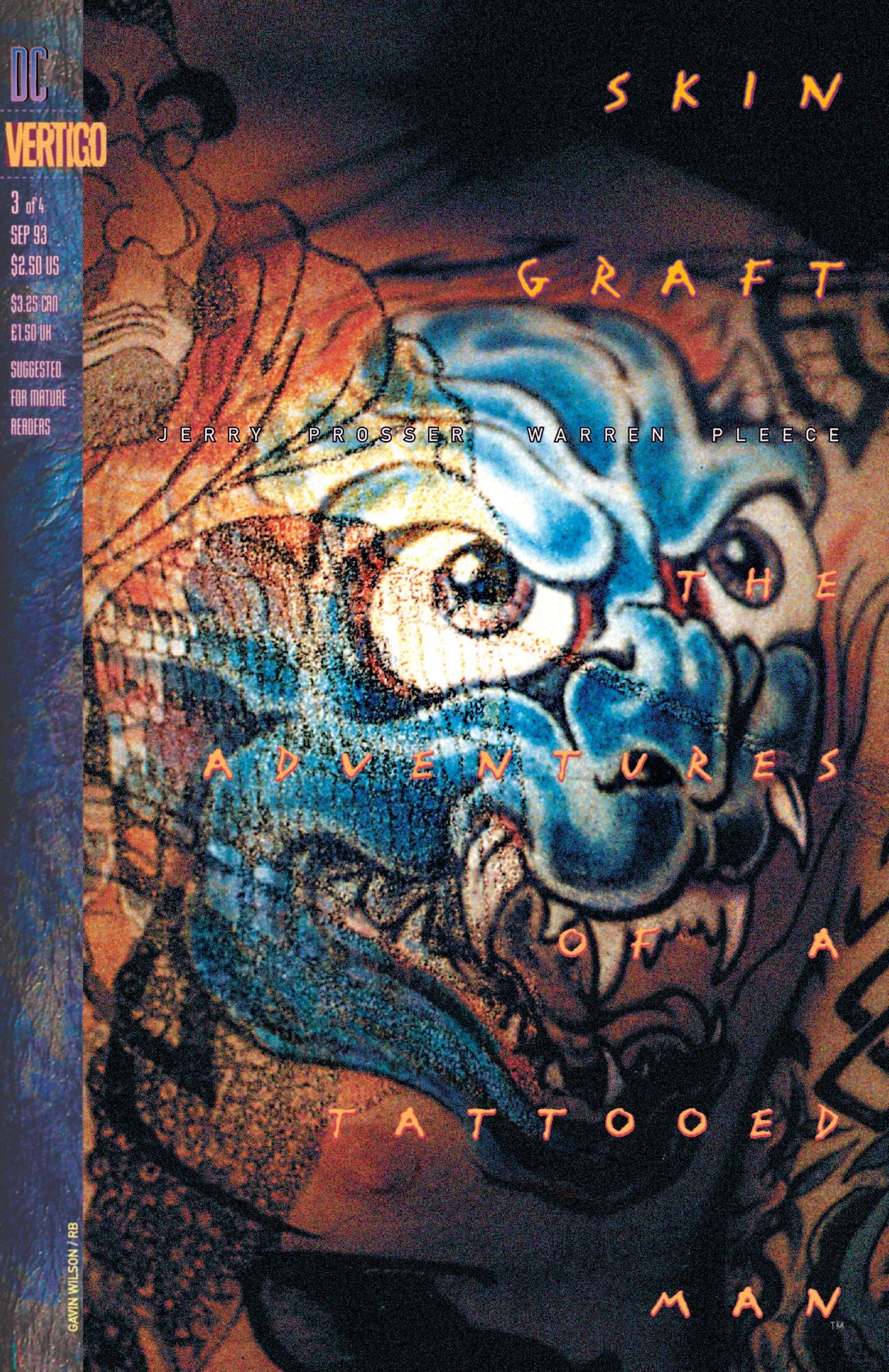 Skin Graft: The Adventures of a Tattooed Man (1993-) #3