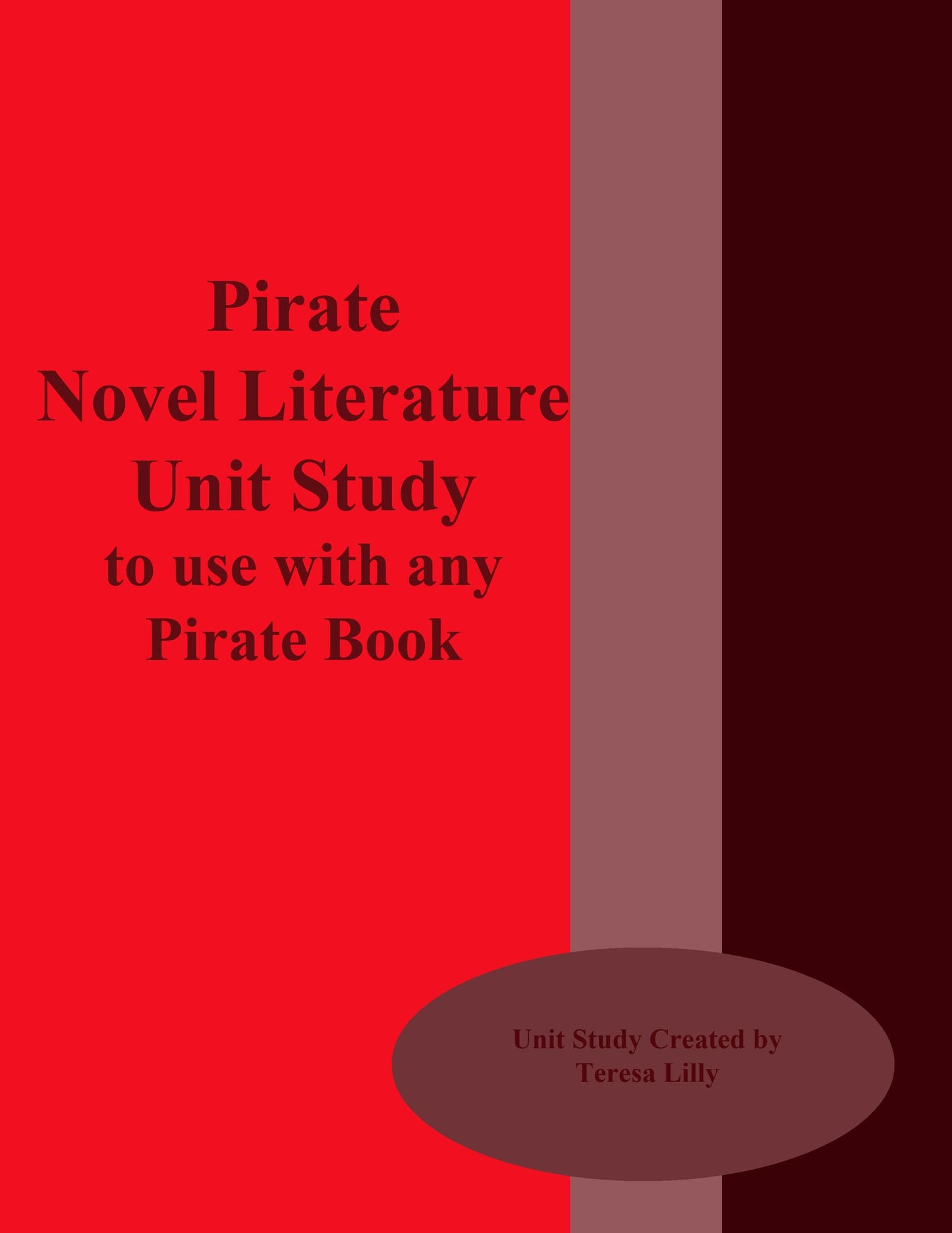 Pirate Novel Literature Unit Study to use with any Book about Pirates