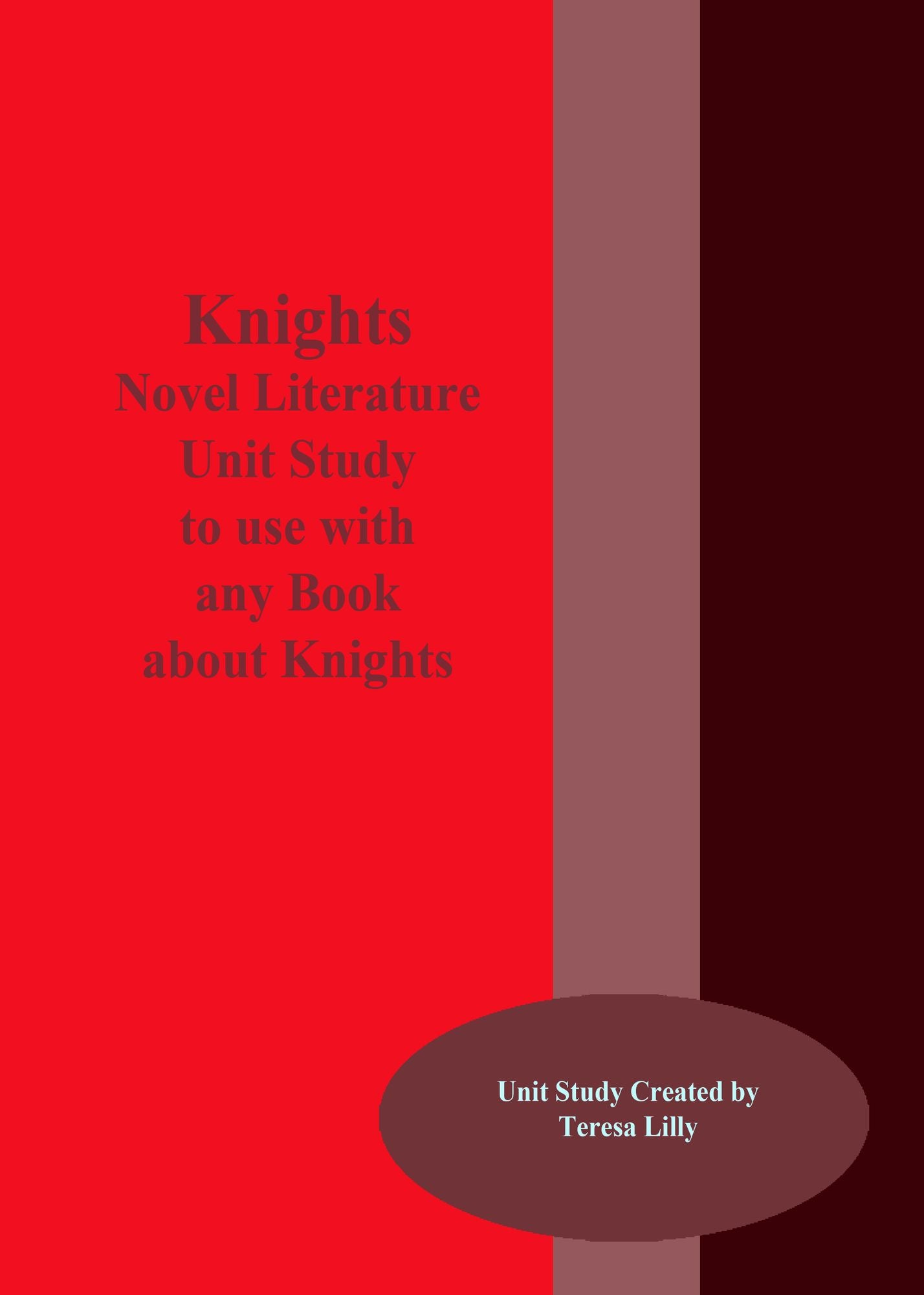 Knights Novel Literature Unit Study