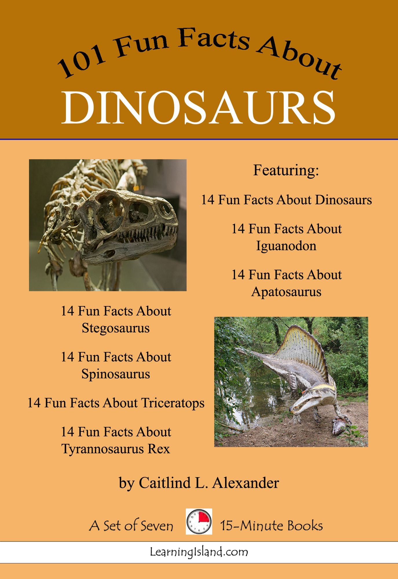 101 Fun Facts About Dinosaurs: A set of 7 15-minute Books
