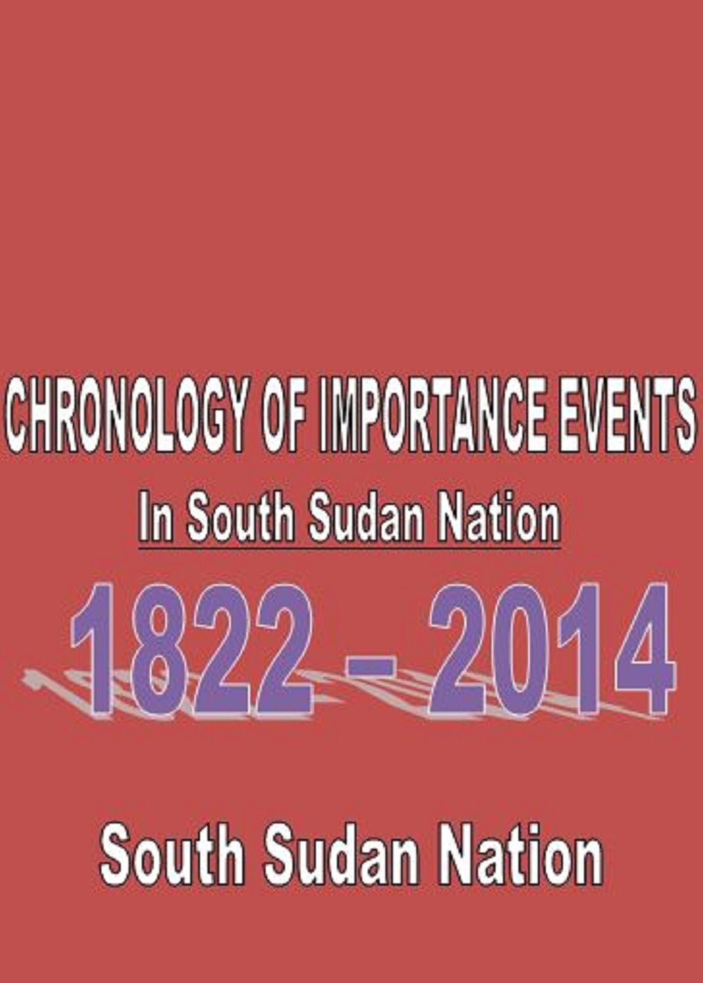 Chronology of Important Events