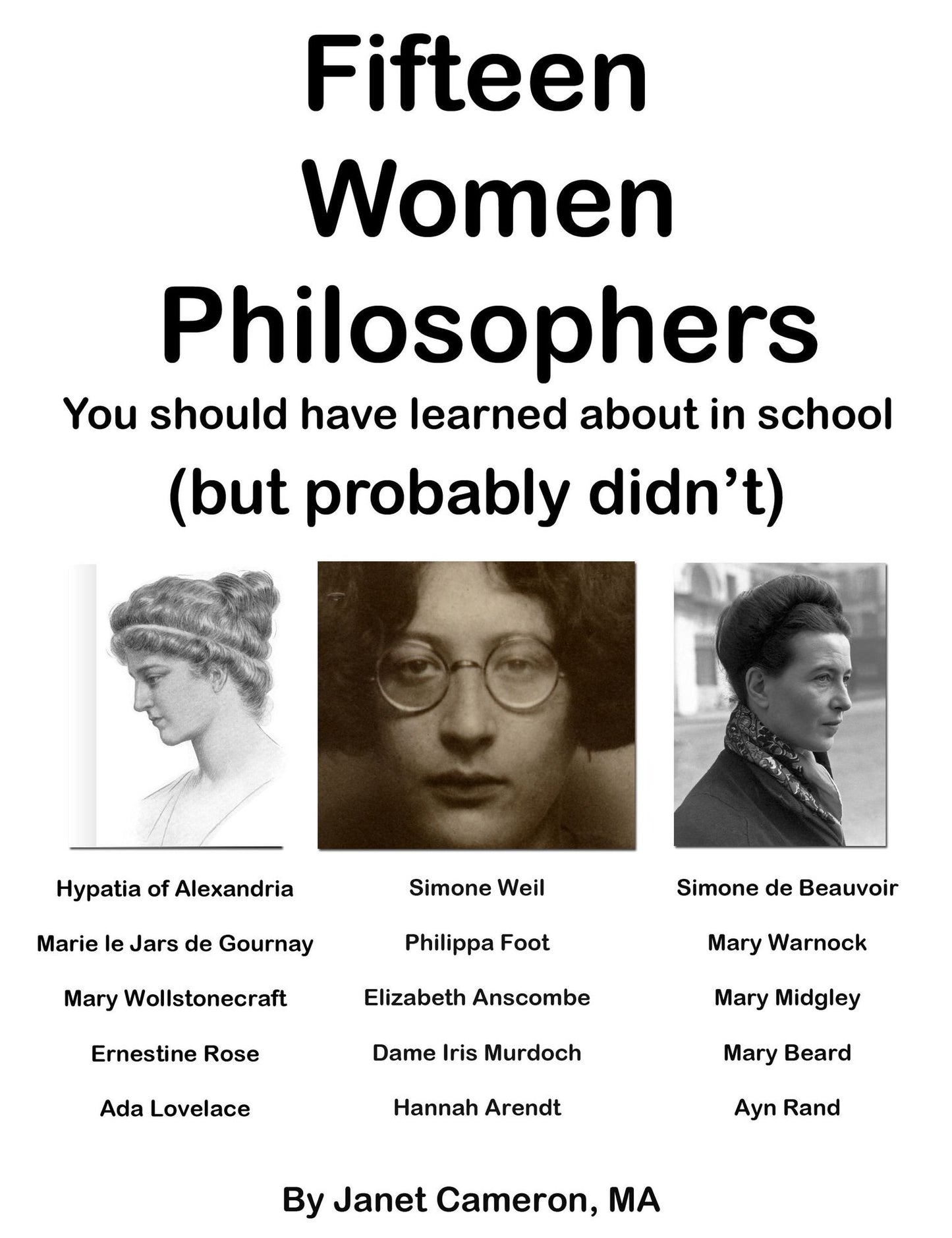 Fifteen Women Philosophers you should have learned about in school (but probably didn't)