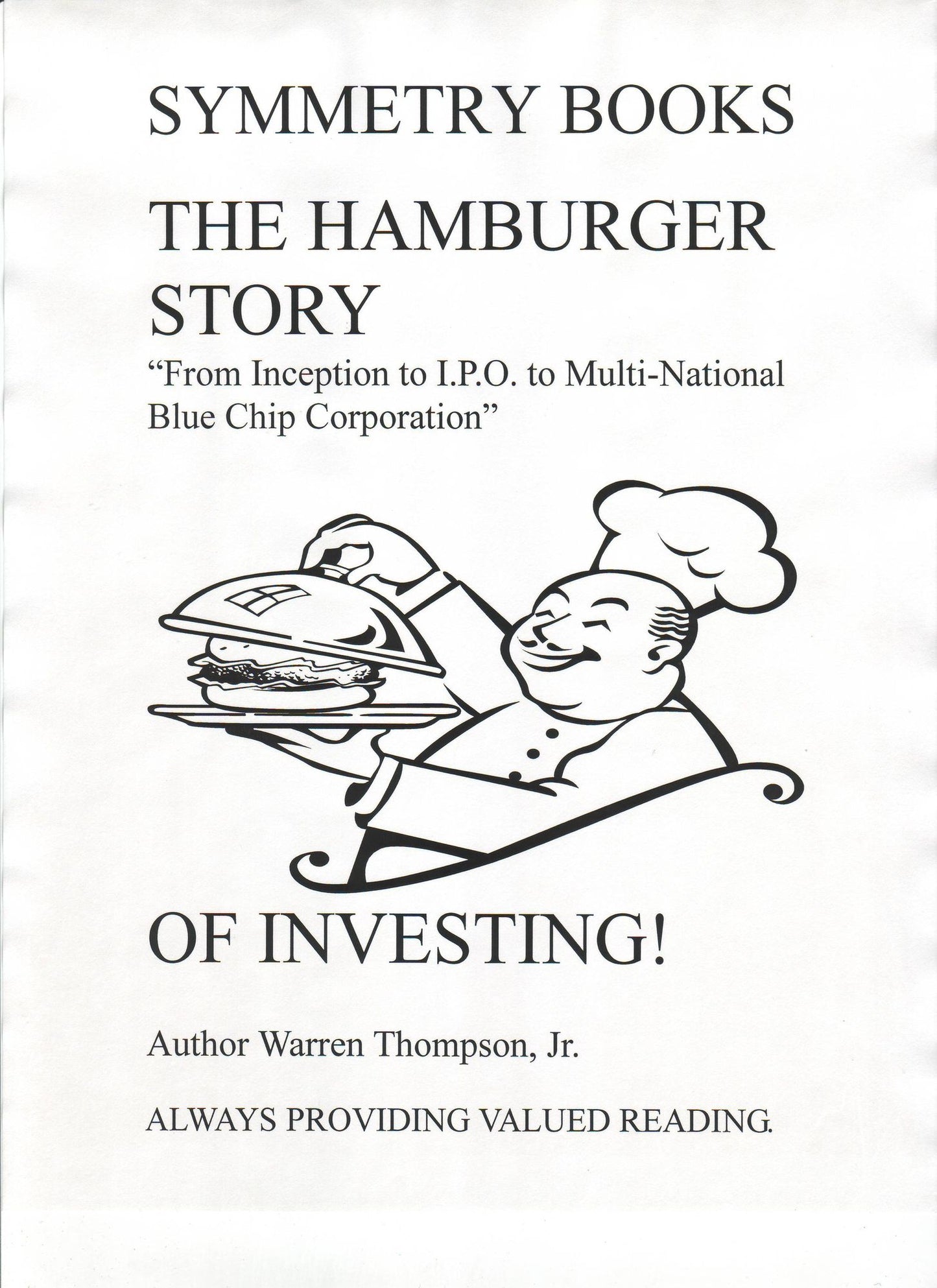 The Hamburger Story of Investing