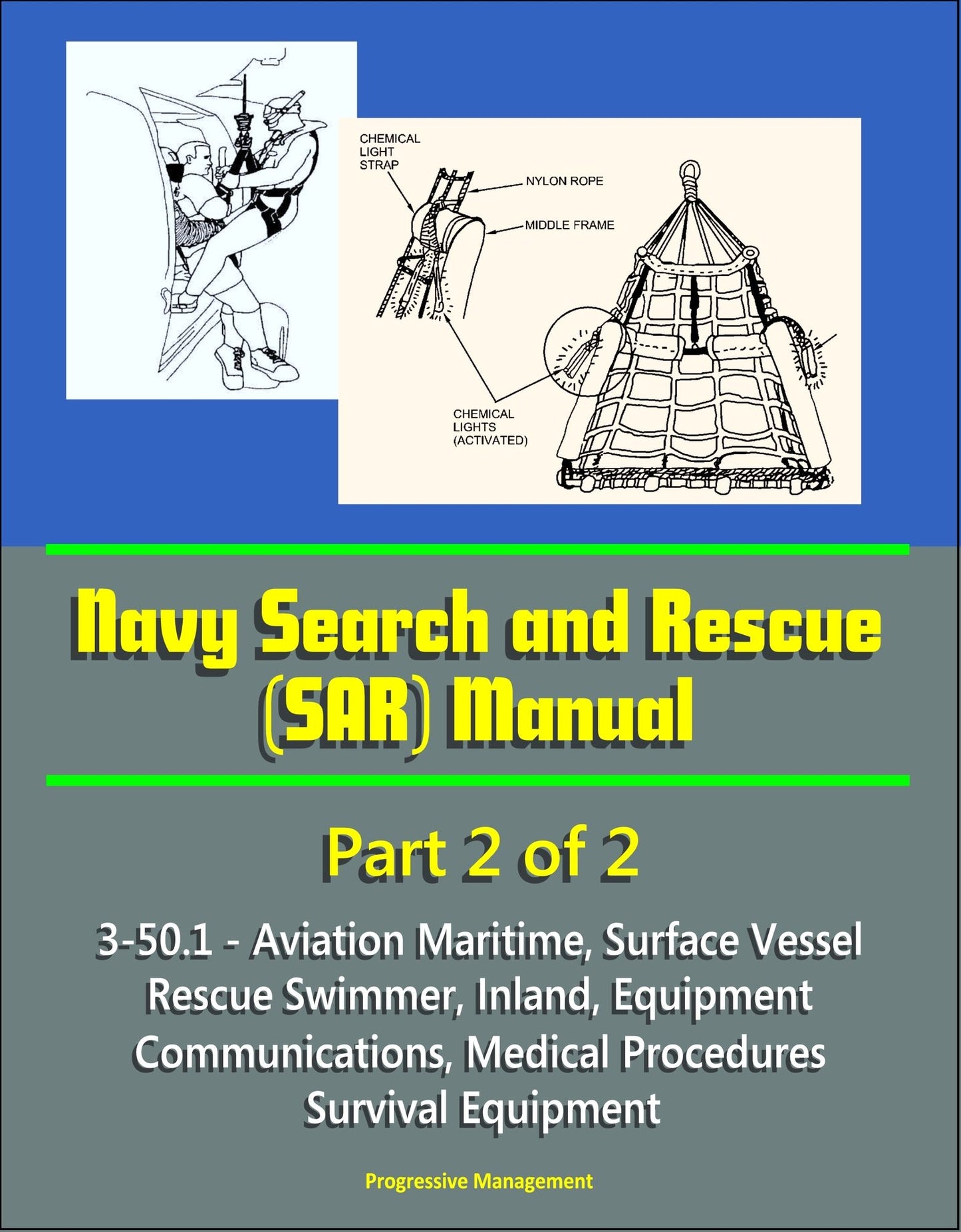 Navy Search and Rescue (SAR) Manual - 3-50.1 - Part 2 of 2 - Aviation Maritime, Surface Vessel, Rescue Swimmer, Inland, Equipment, Communications, Medical Procedures, Survival Equipment
