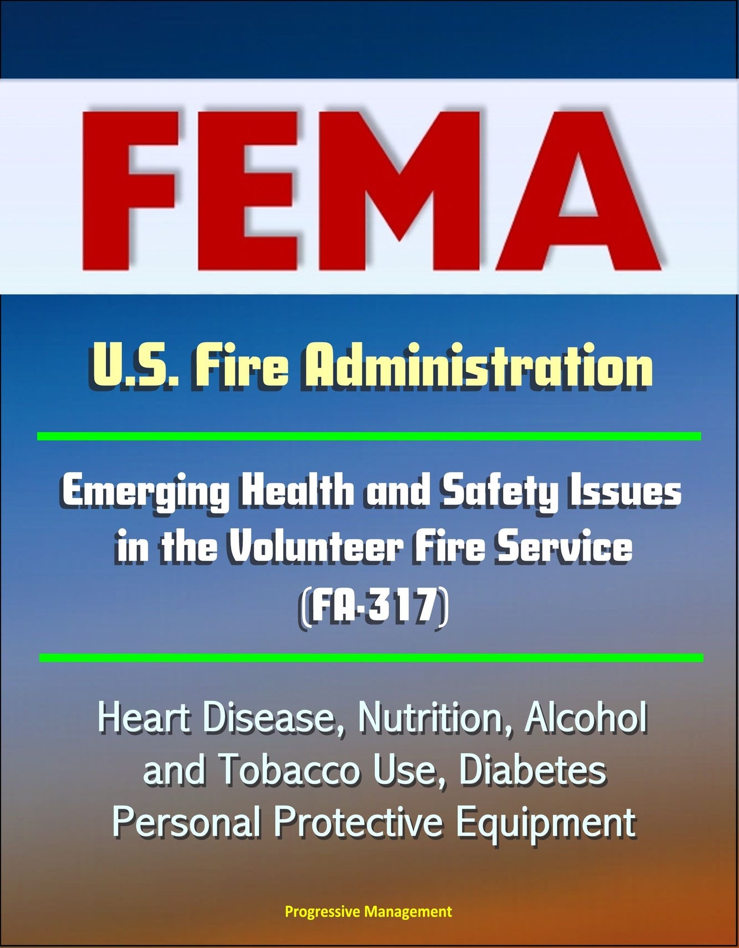 FEMA U.S. Fire Administration Emerging Health and Safety Issues in the Volunteer Fire Service (FA-317) - Heart Disease, Nutrition, Alcohol and Tobacco Use, Diabetes, Personal Protective Equipment