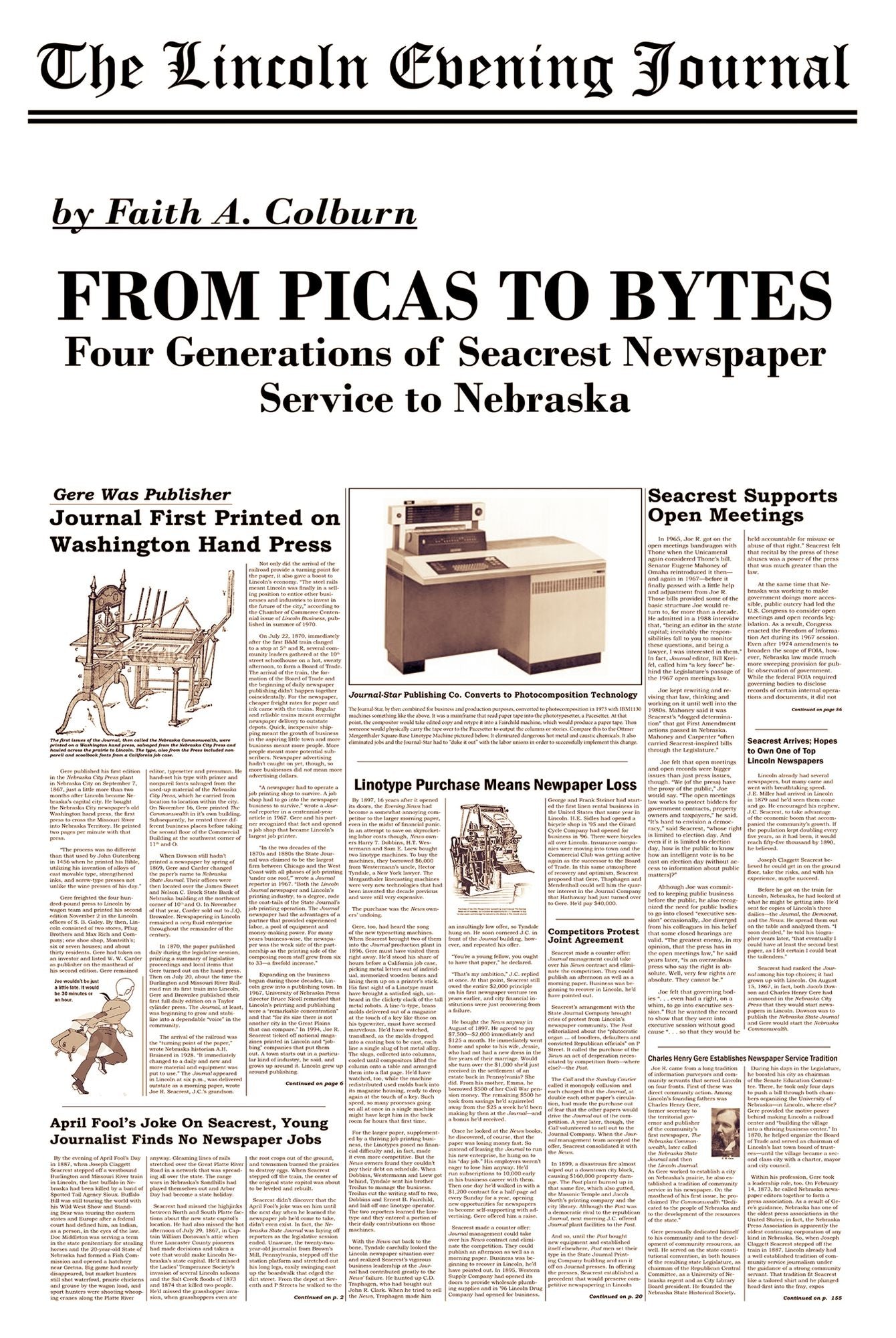 From Picas to Bytes: Four Generations of Seacrest Newspaper Service to Nebraska