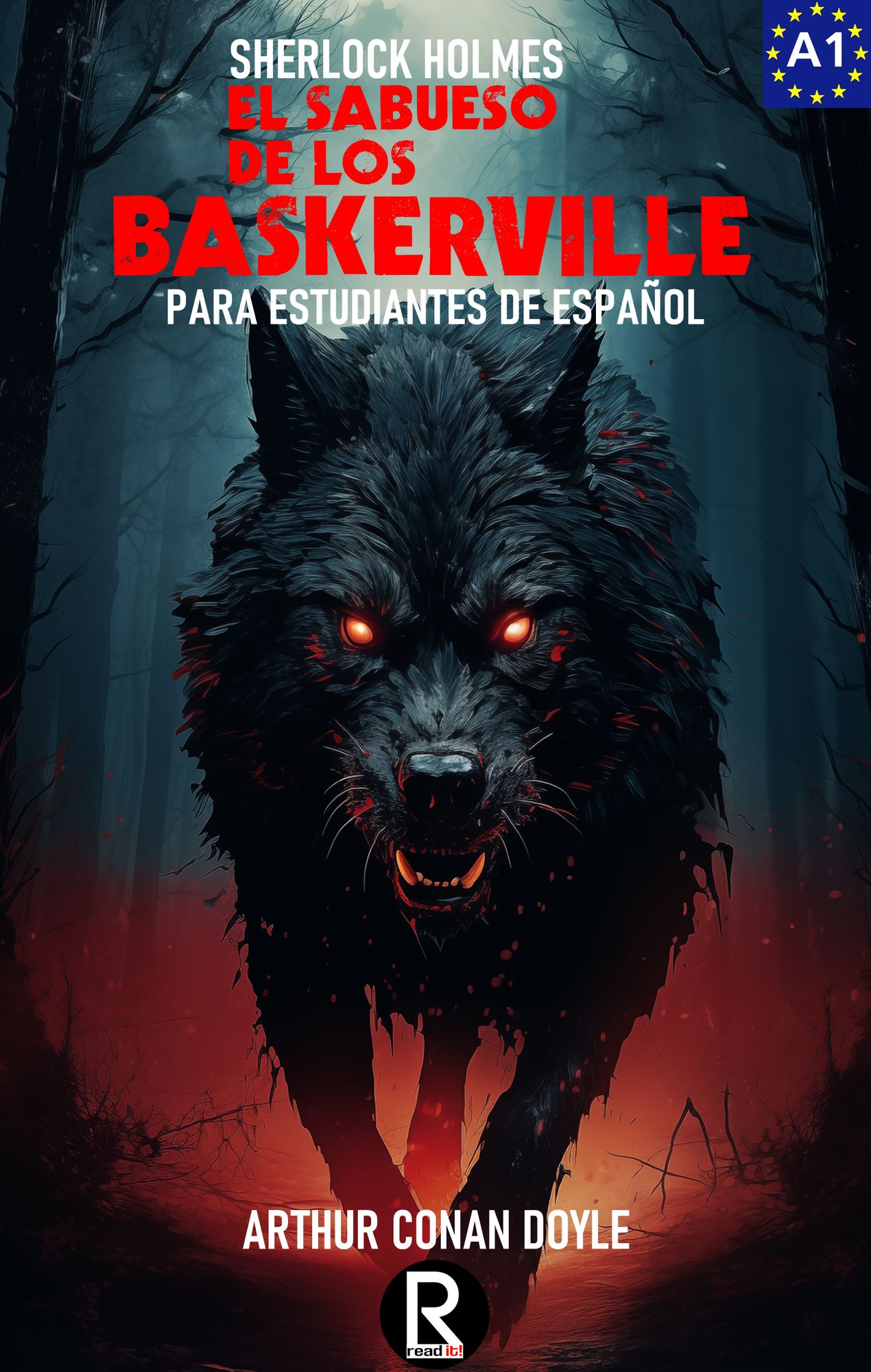 El sabueso de los Baskerville para estudiantes de español. Libro de lectura Nivel A1. Principiantes