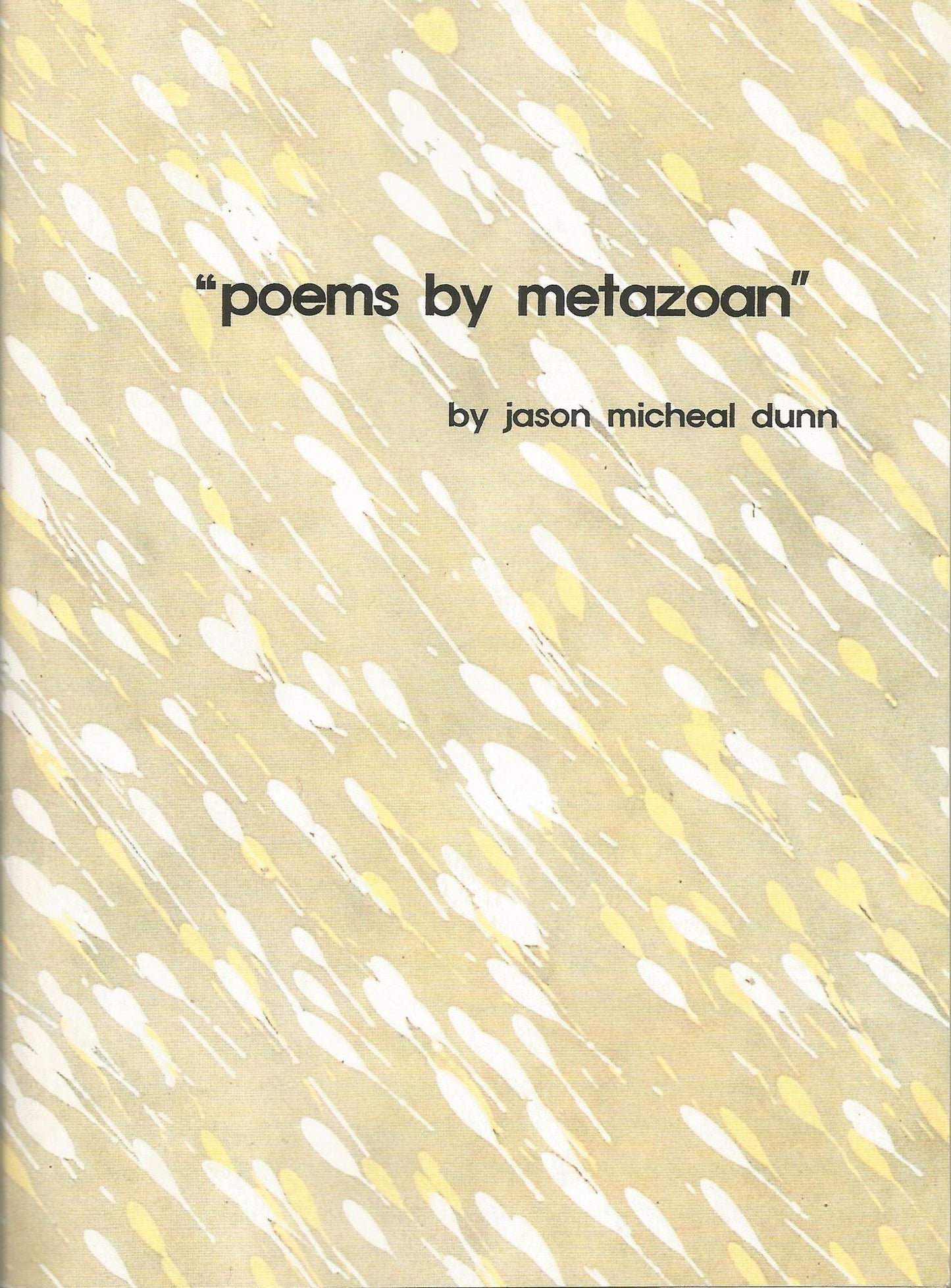 Poems by Metazoan