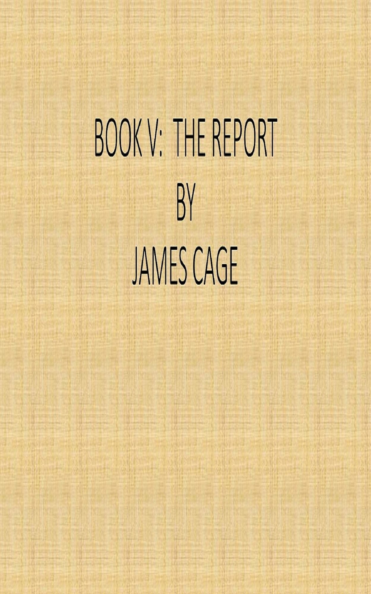 Book V: The Report