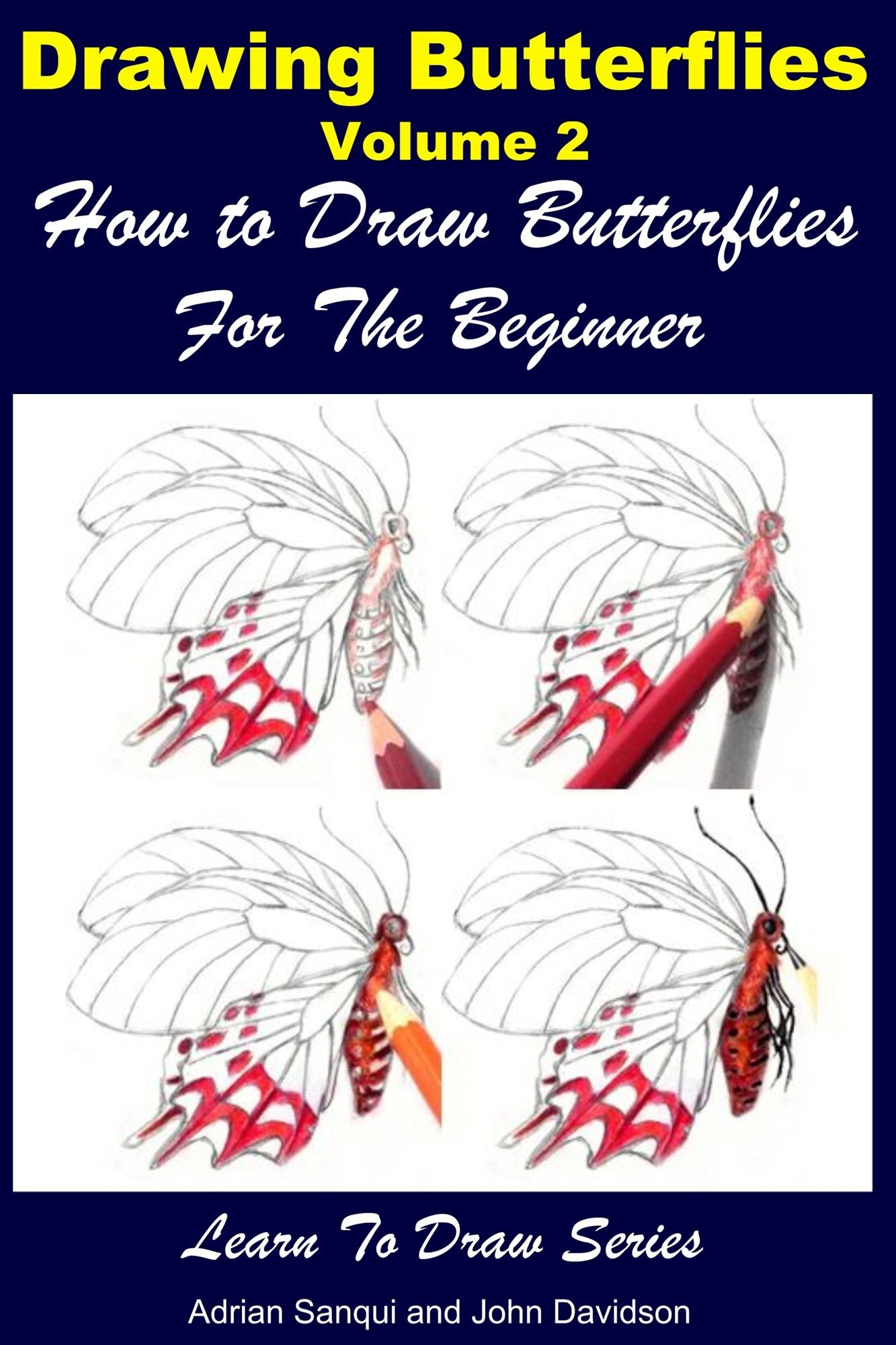 Drawing Butterflies Volume 2: How to Draw Butterflies For the Beginner