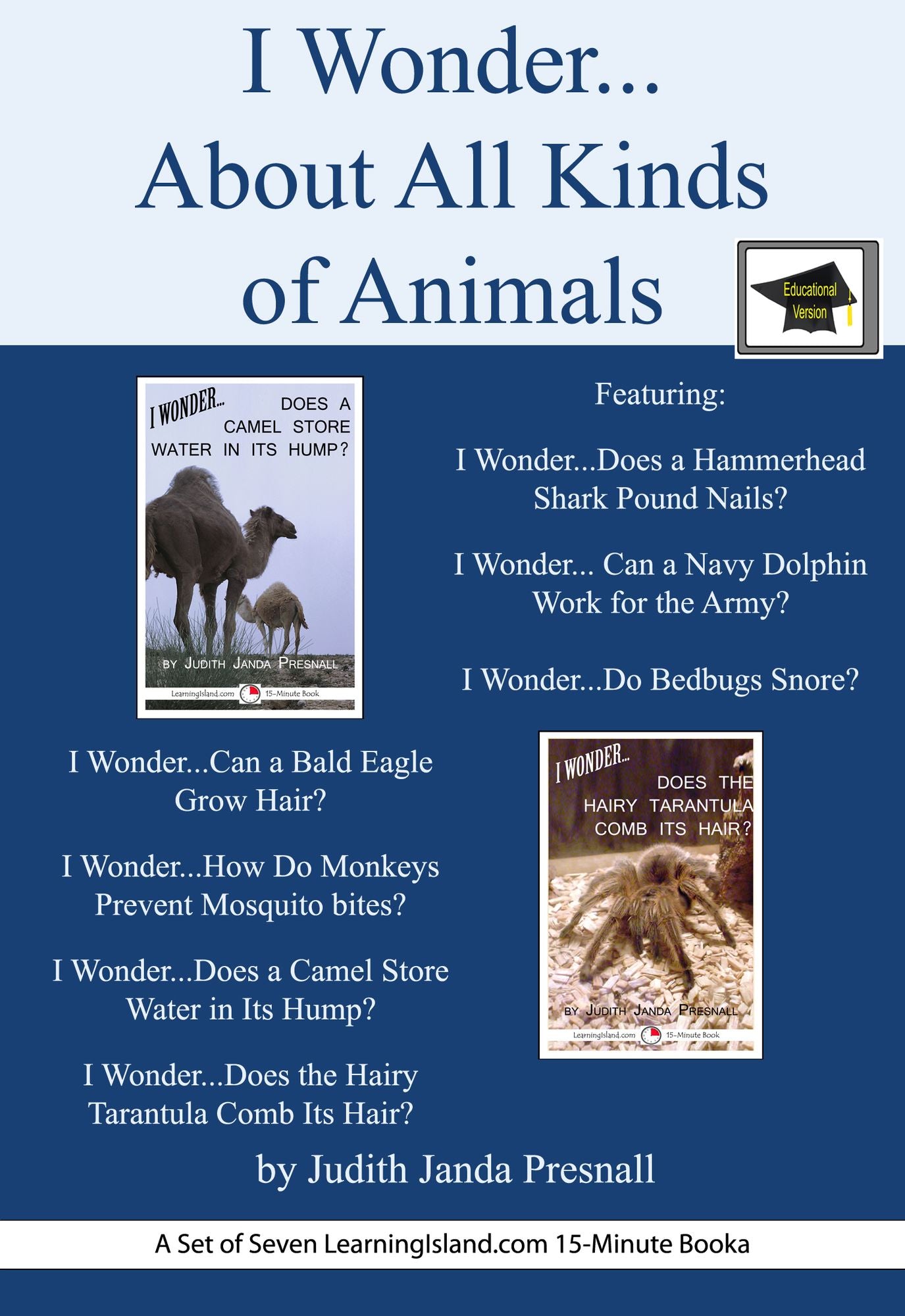 I Wonder...About All Kinds of Animals: Educational Version
