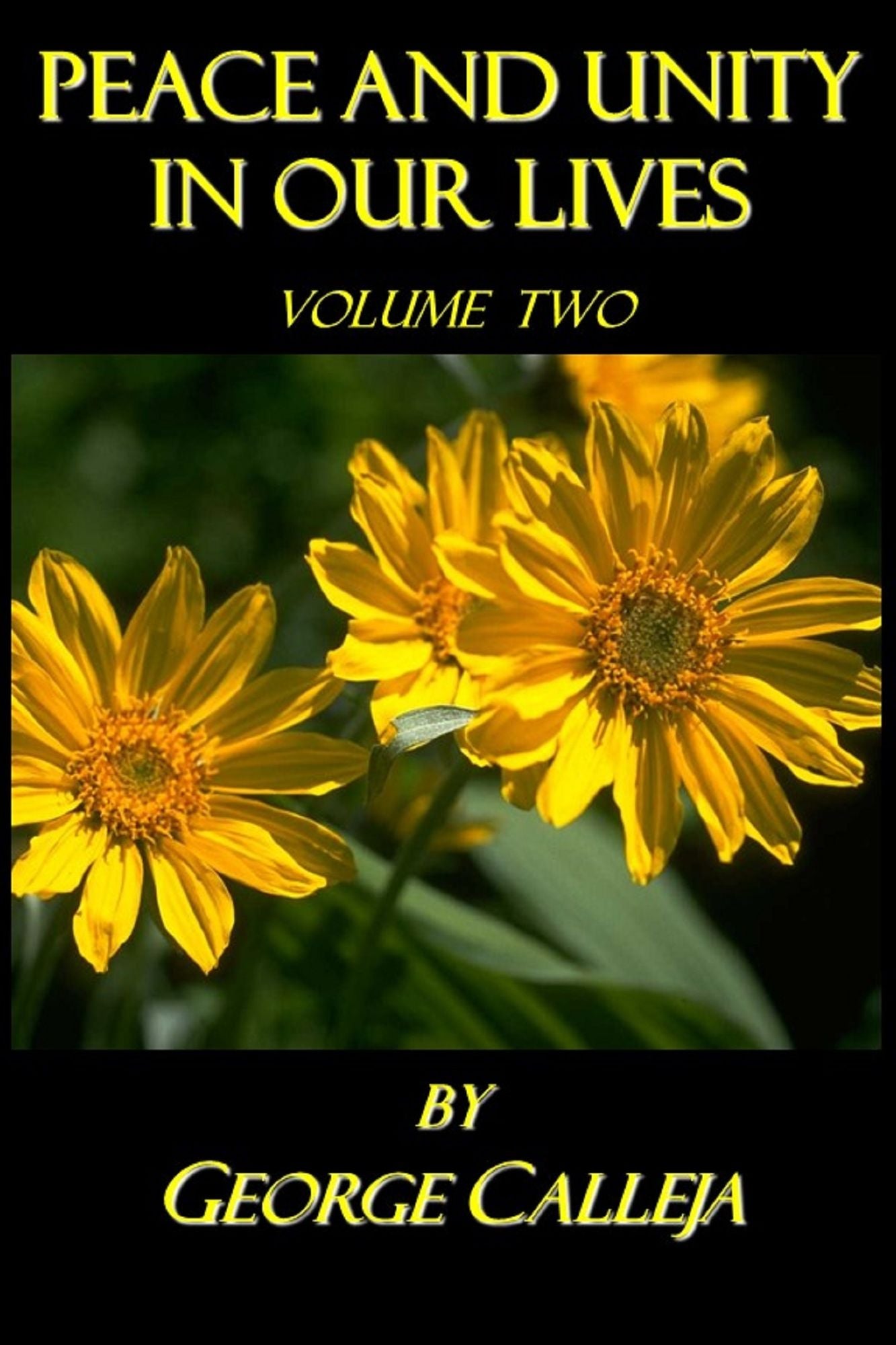 Peace And Unity In Our Lives: Volume Two