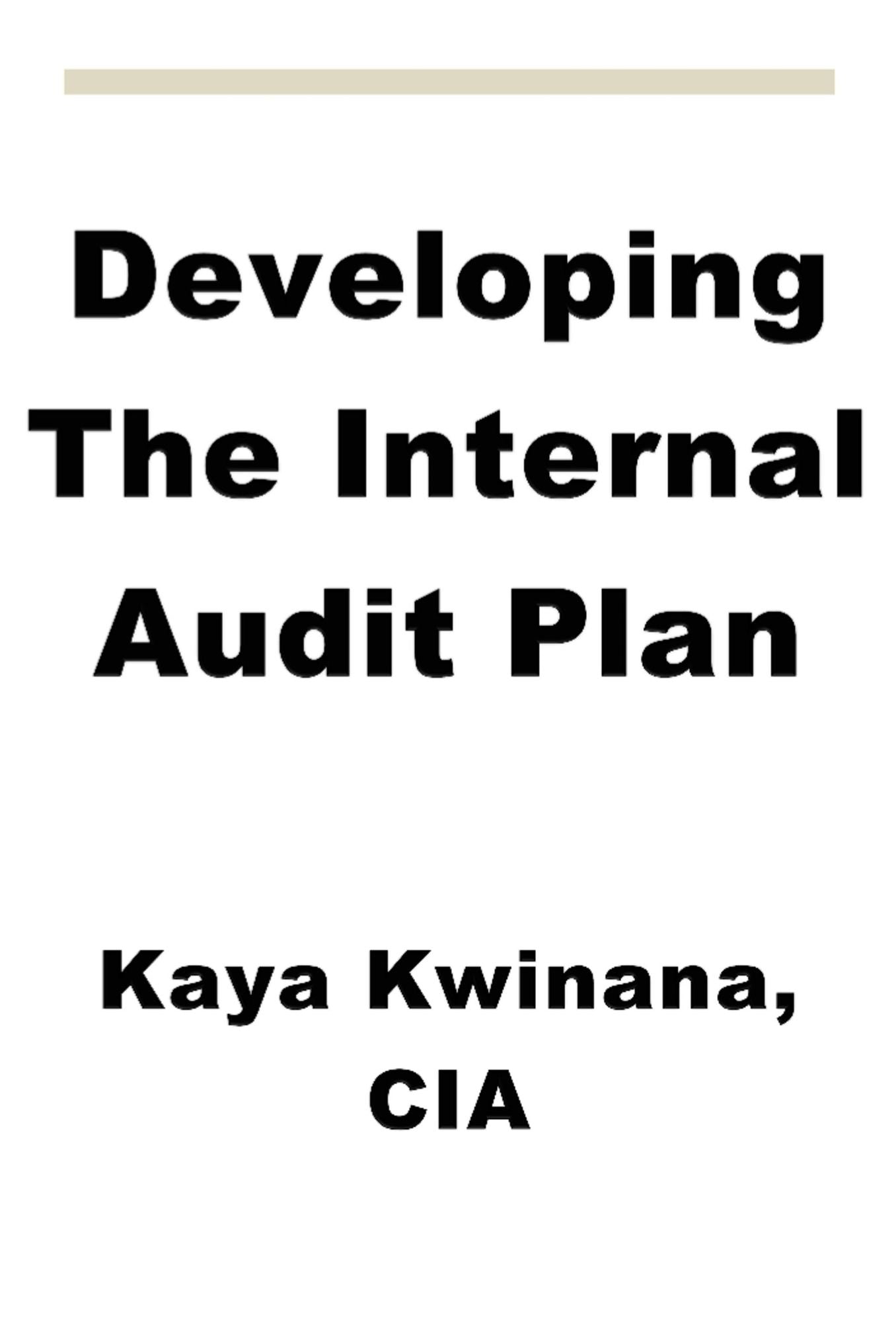 Developing The Internal Audit Plan