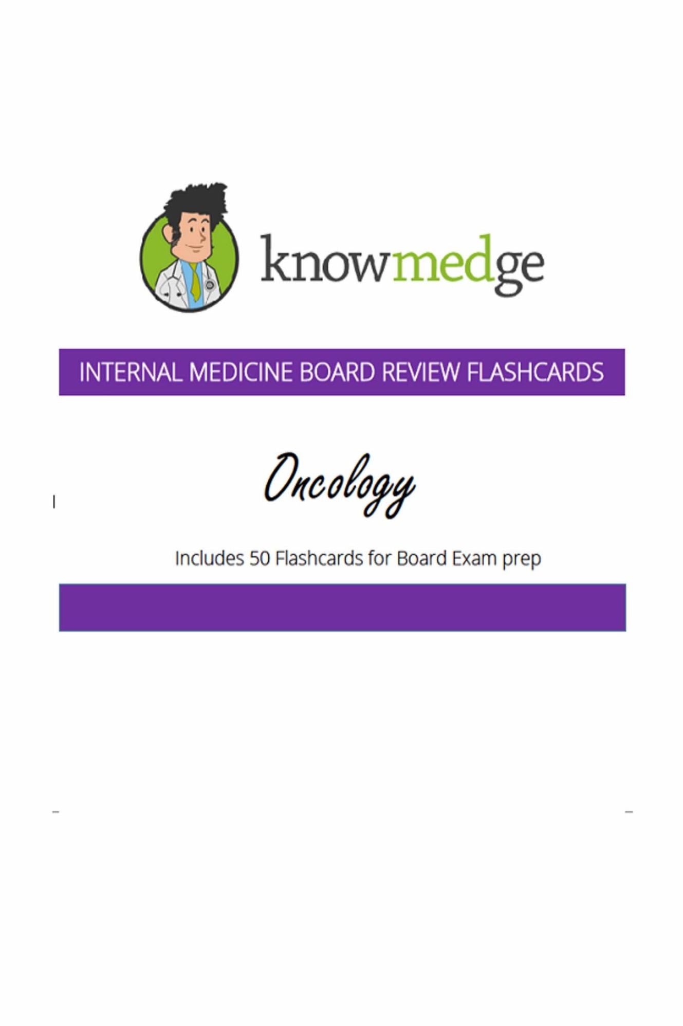 Internal Medicine Board Review Flashcards: Oncology