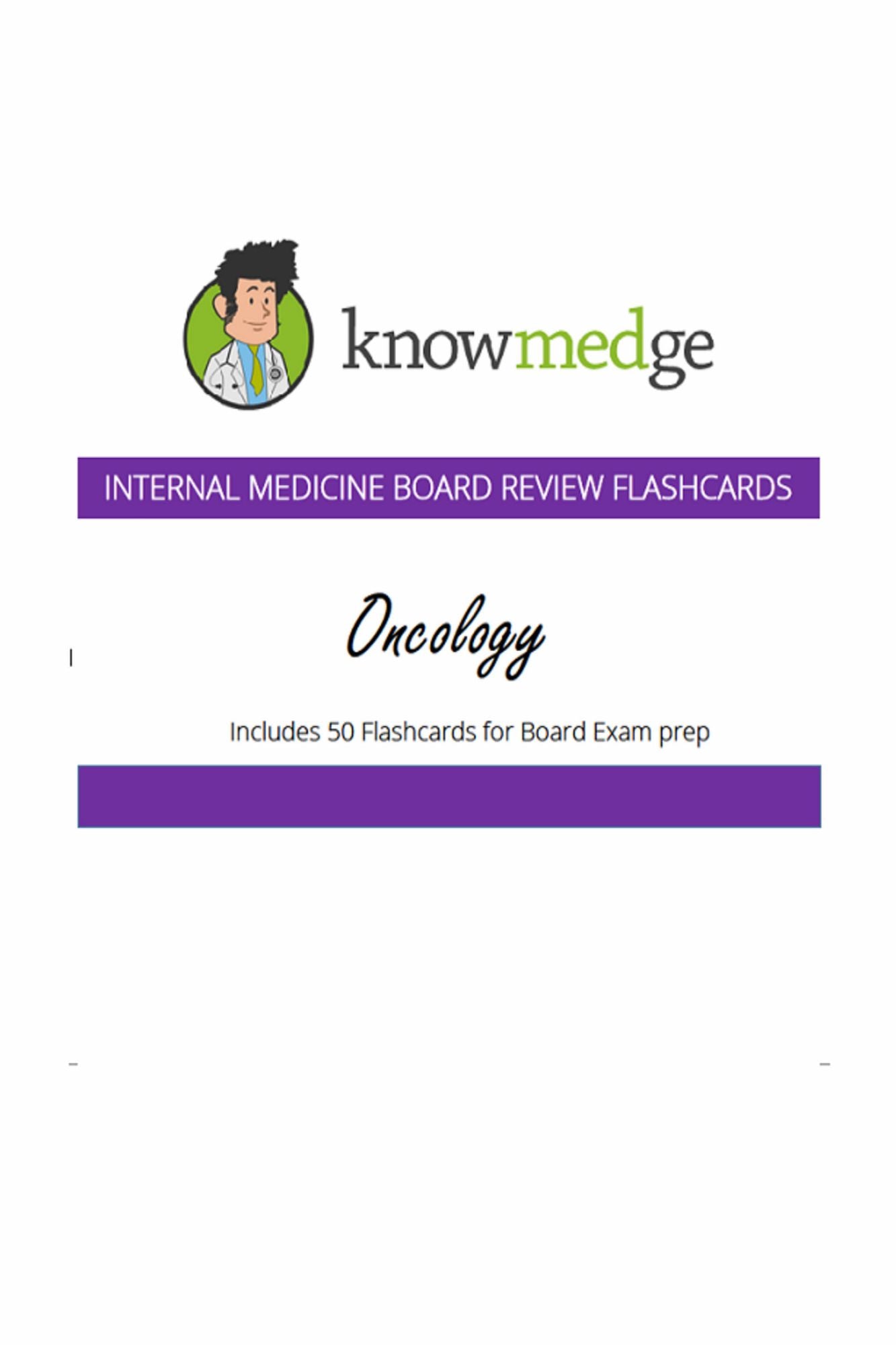 Internal Medicine Board Review Flashcards: Oncology