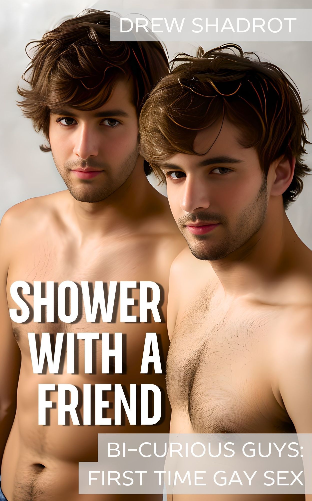 Shower With A Friend (Bi Curious Porn - First Time Gay Sex)