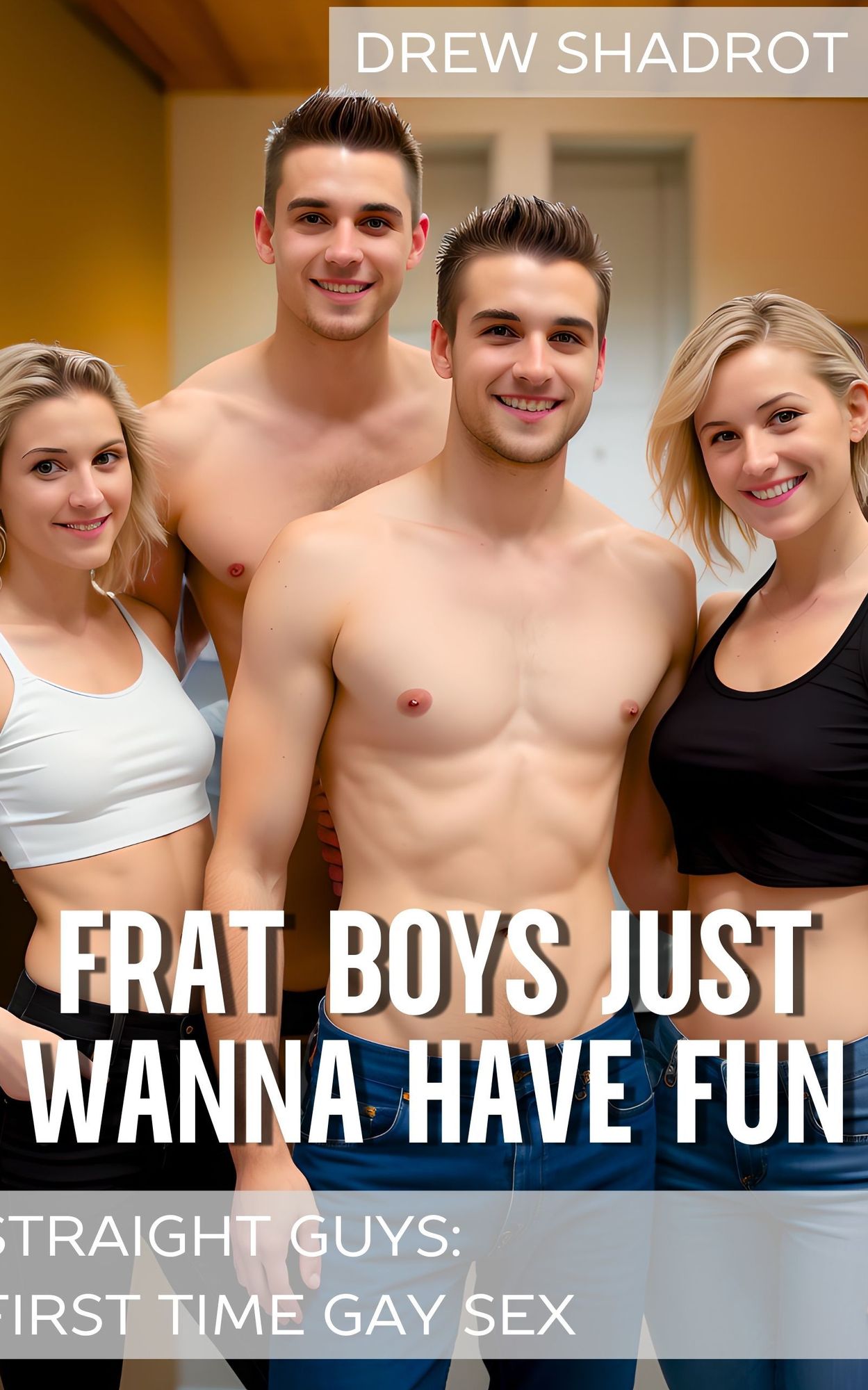 Frat Boys Just Wanna Have Fun (Bi Curious Porn - First Time Gay Sex)