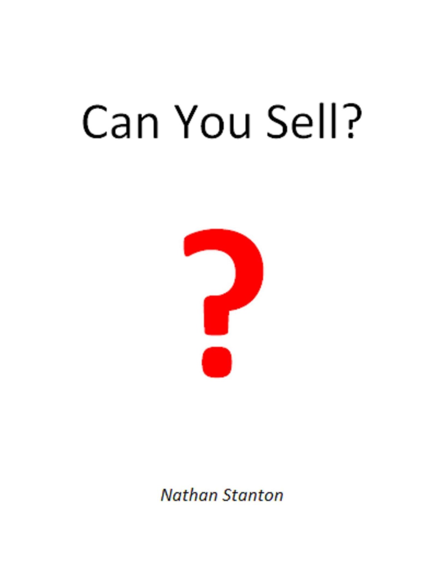 Can You Sell?