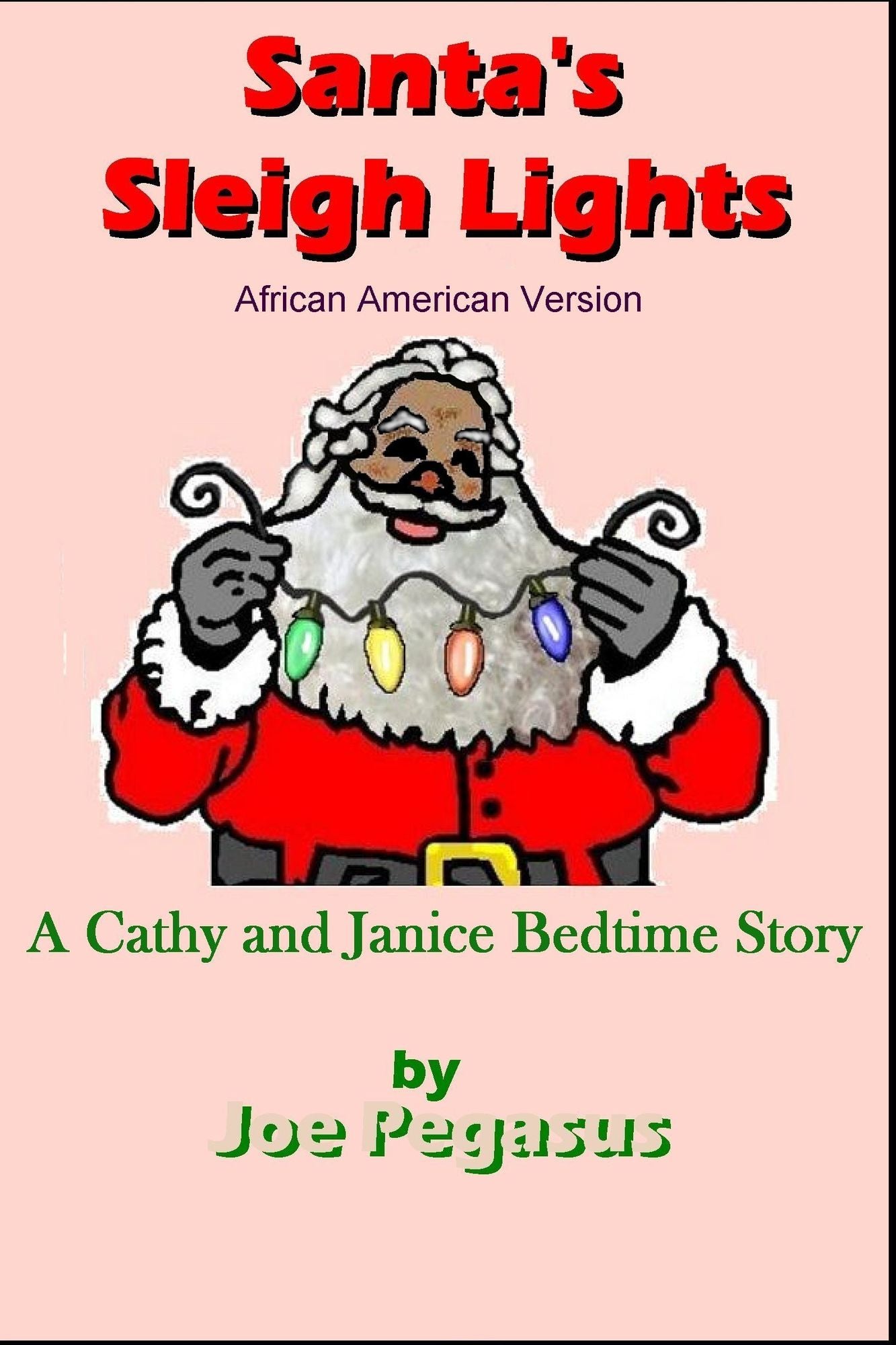 Santa's Sleigh Lights: African American Version