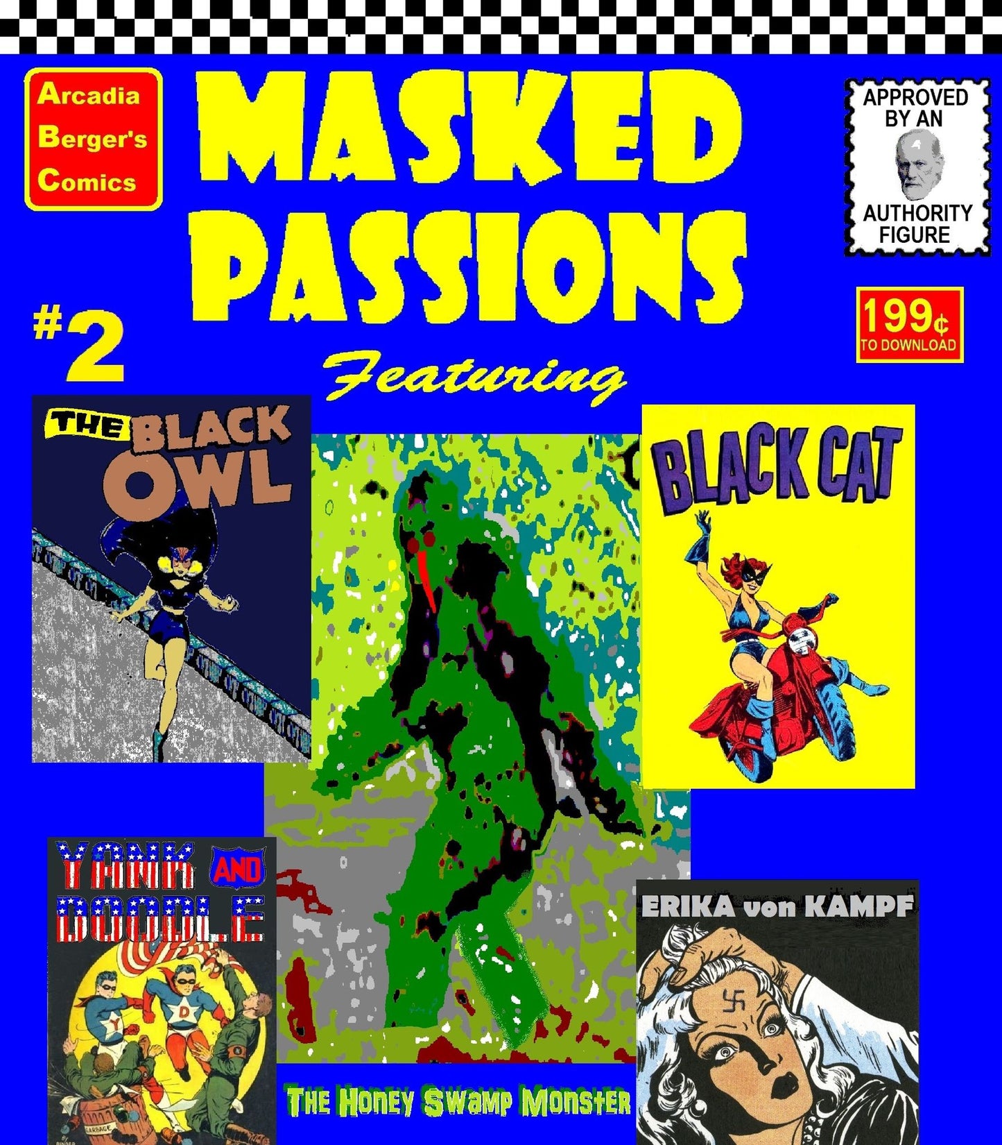 Masked Passions #2: The Black Cat and Black Owl Versus the Honey Swamp Monster