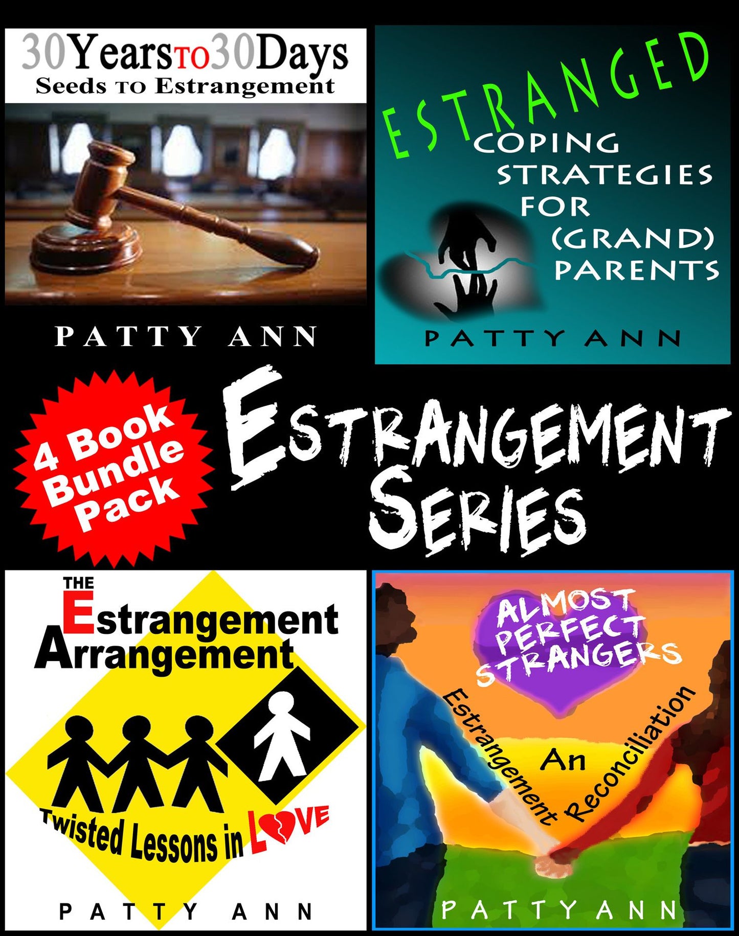 The Estrangement Series: * Seeds to Estrangement * Estranged Coping Strategies * Twisted Lessons in Love * An Estrangment Reconciliation