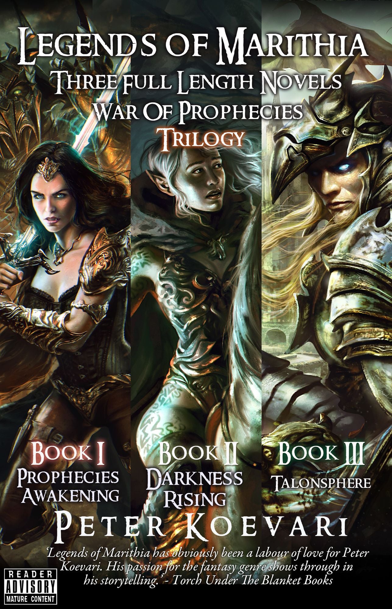 Legends of Marithia: War Of Prophecies (3 Full Novel Box Set)