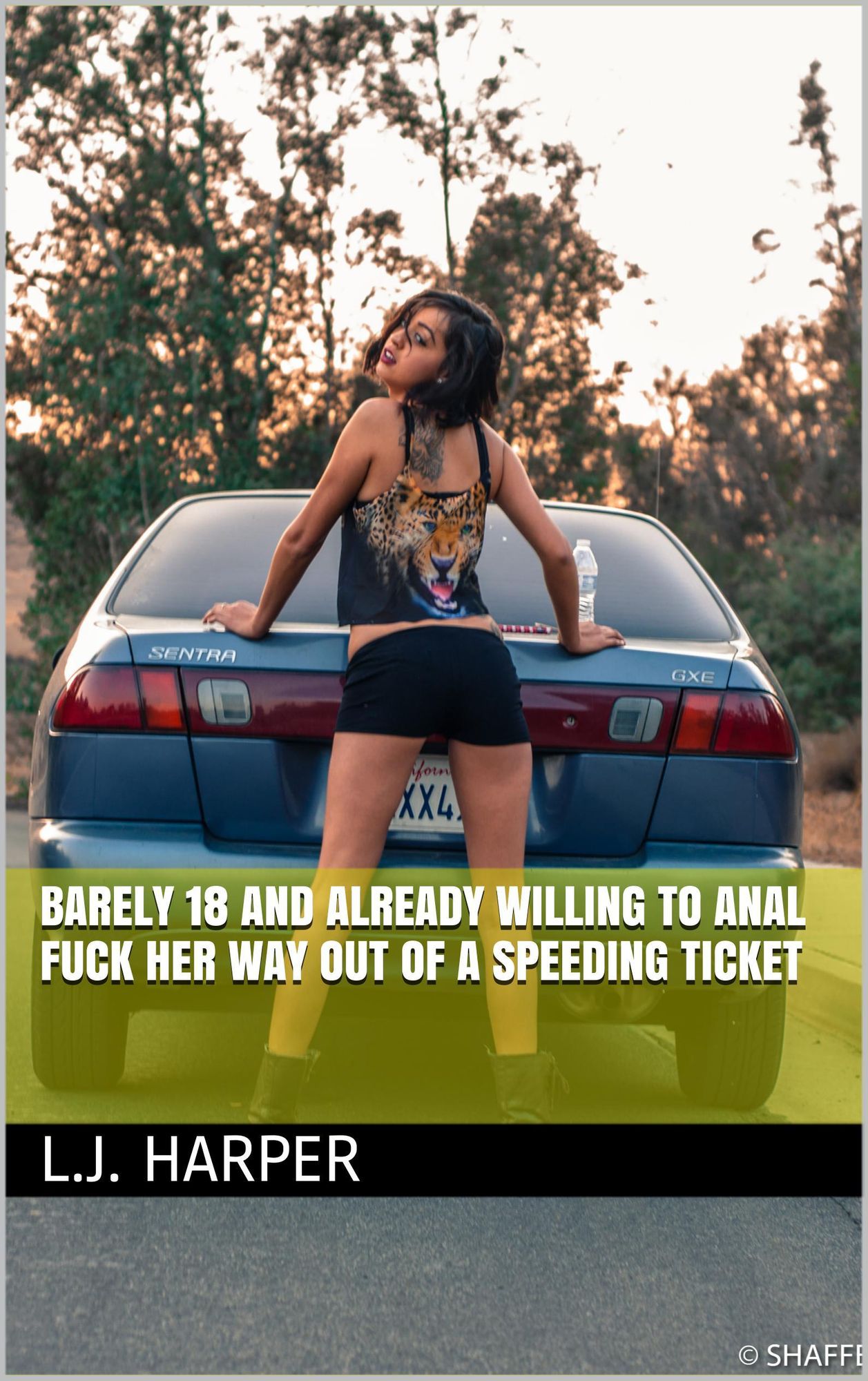 Barely 18 and Already Willing to Anal Fuck Her Way Out of a Speeding Ticket
