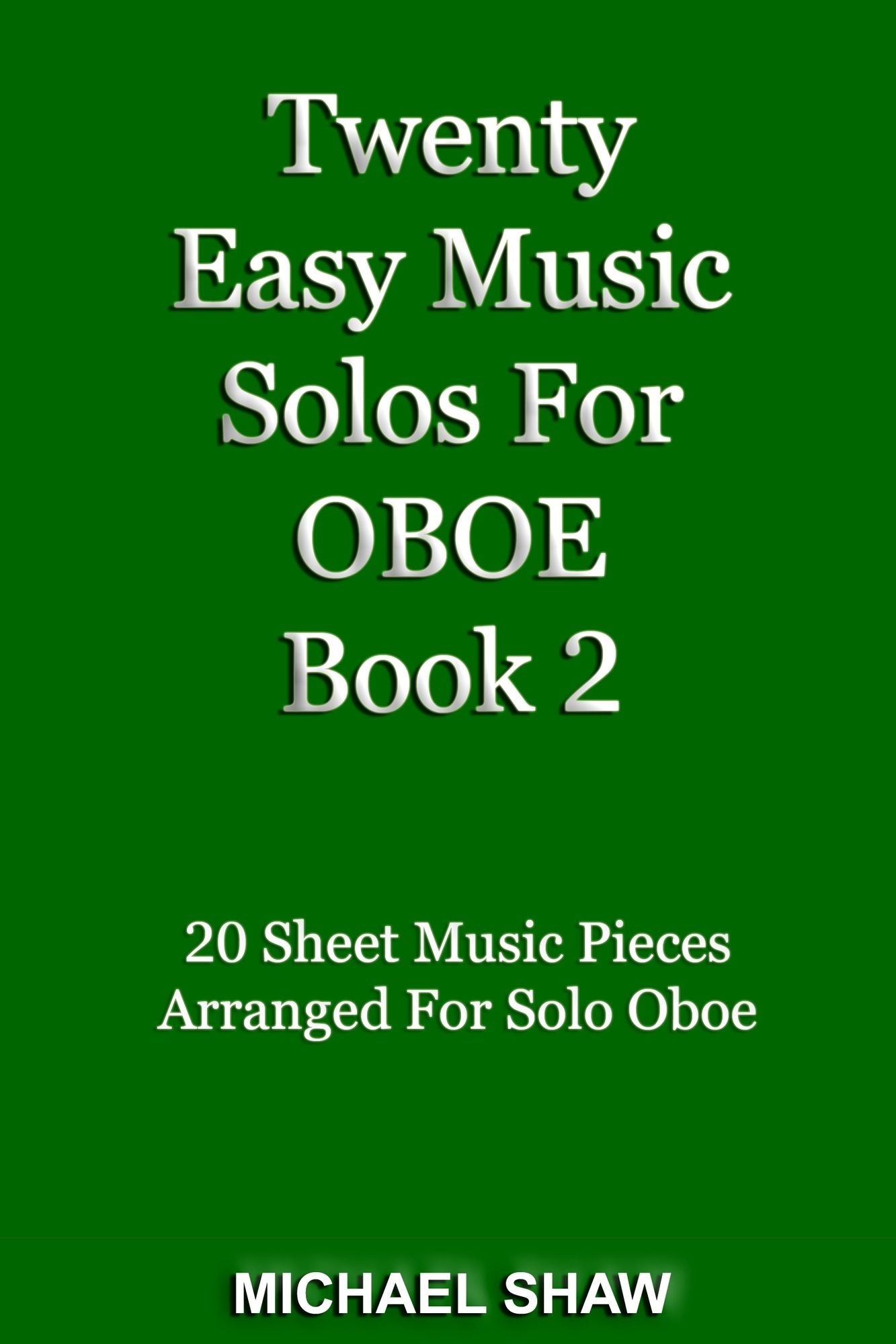 Twenty Easy Music Solos For Oboe Book 2