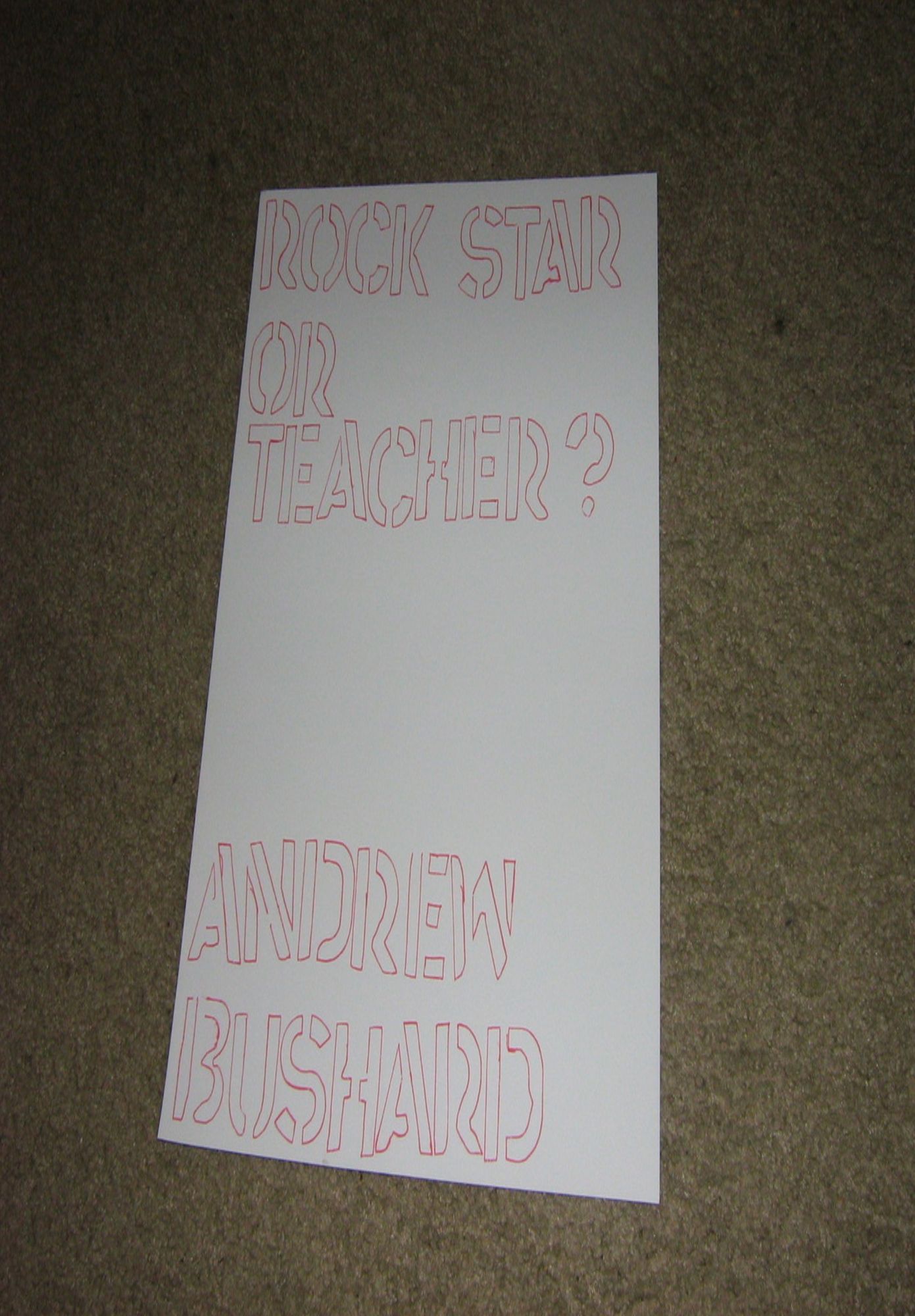 Rock Star or Teacher?
